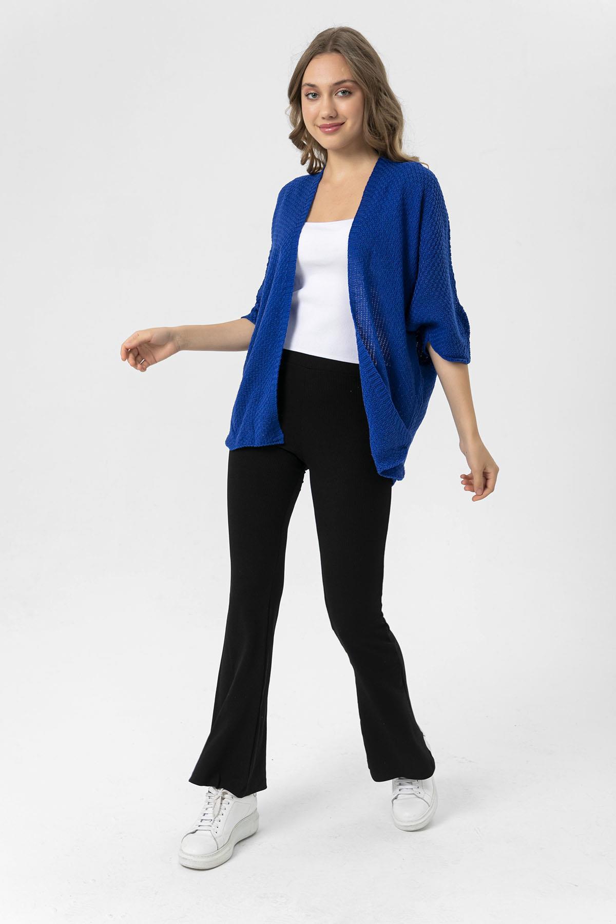 Kadın Önü Açık Oversize Hırka