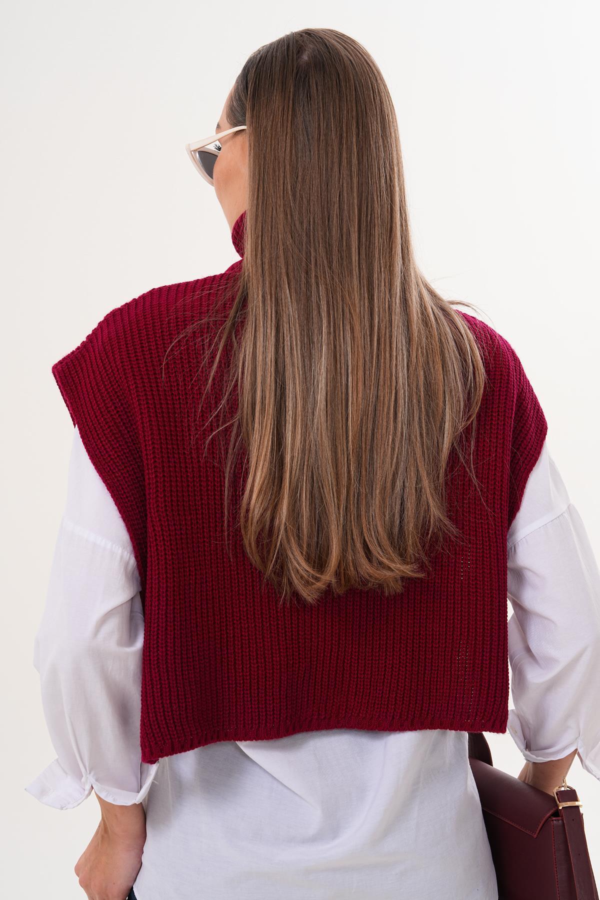 Kadın Yanı Açık Fermuar Detaylı Süveter 255163 -