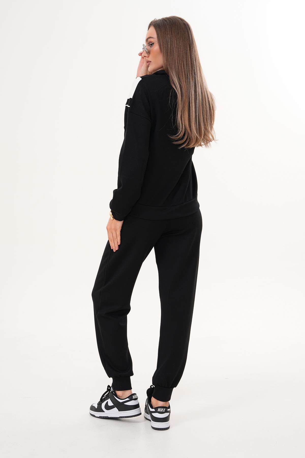 Kadın Yarım Fermuar Detaylı Eşofman Takım 255361 -