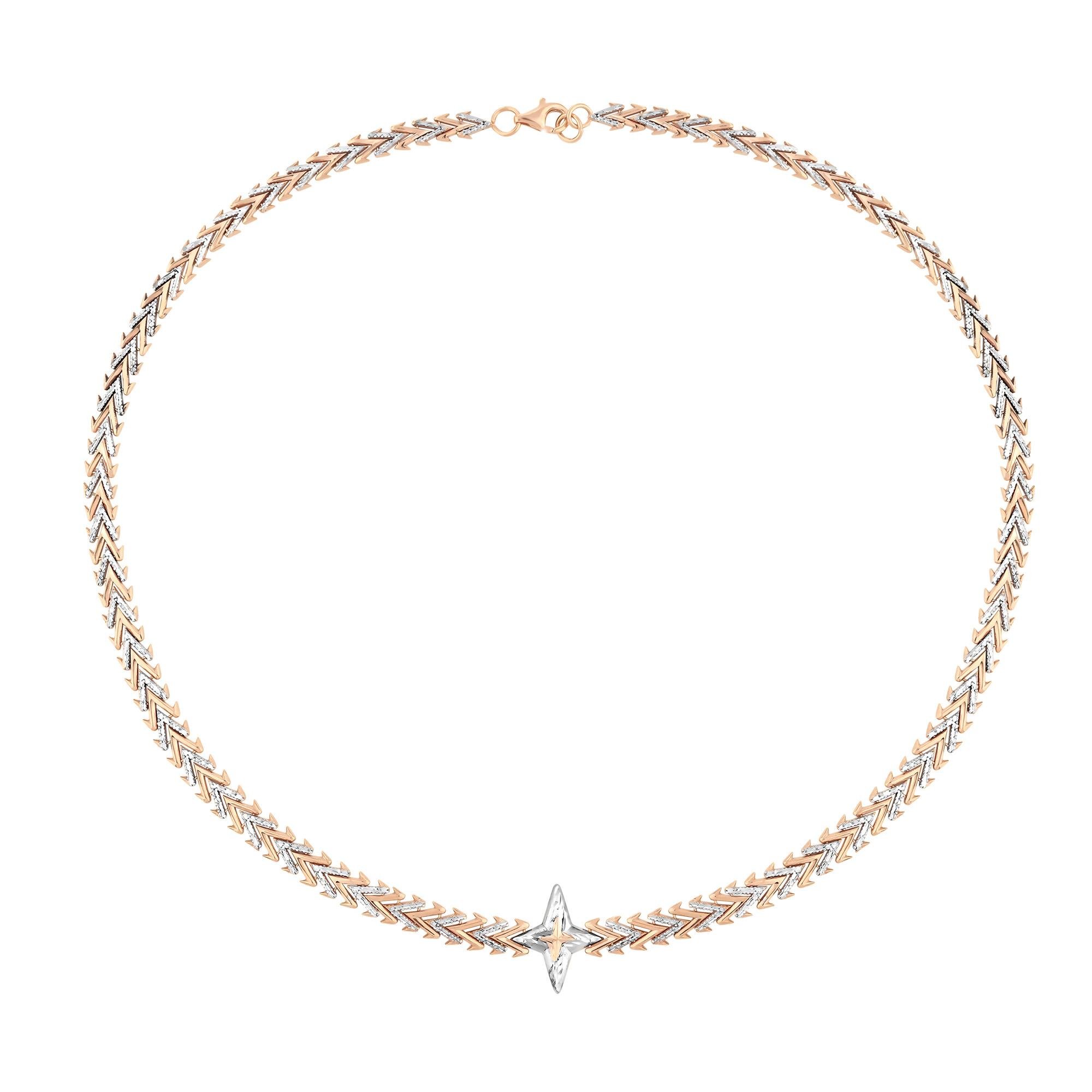 BE ICONIC PIRLANTASIZ YILDIZ CHOKER KOLYE