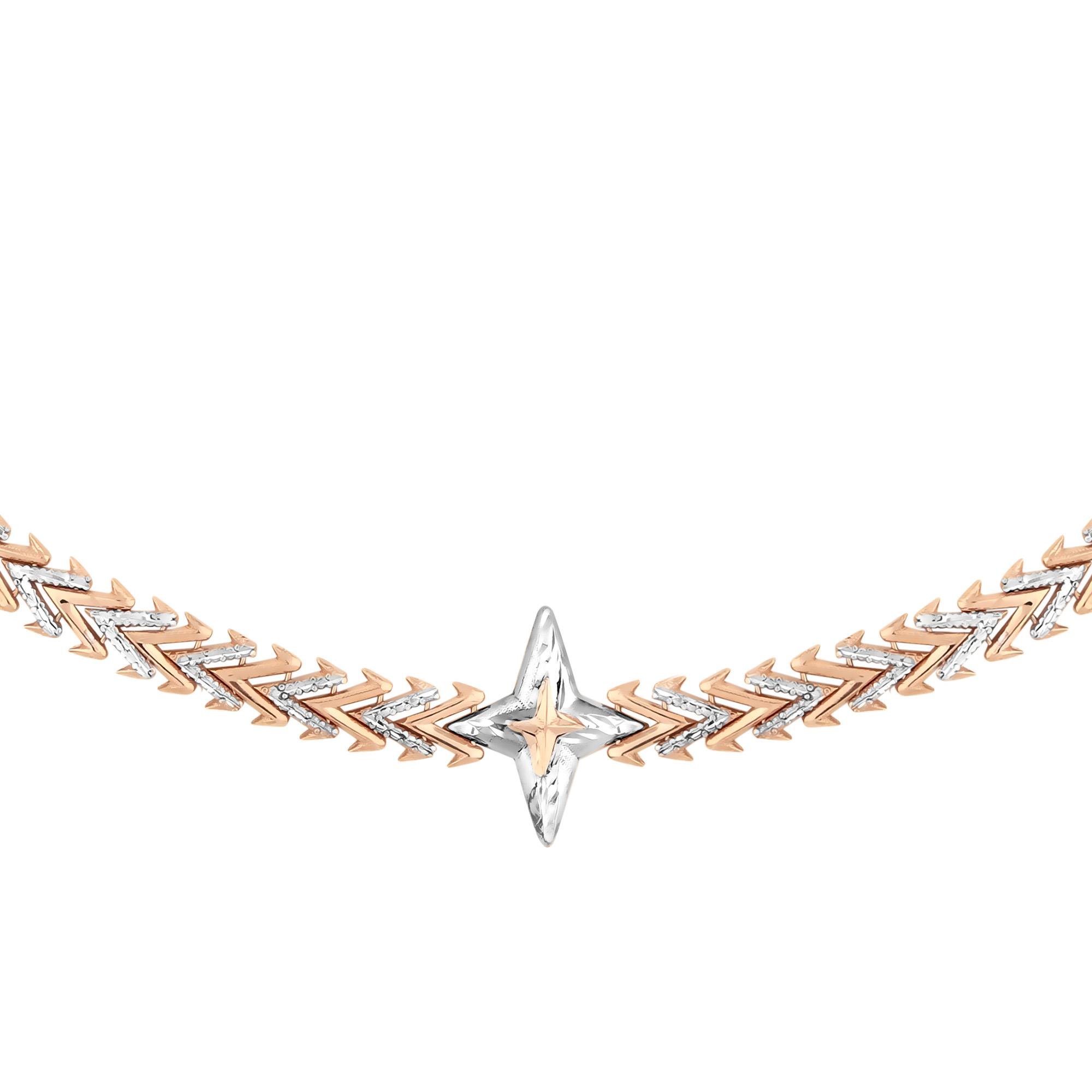 BE ICONIC PIRLANTASIZ YILDIZ CHOKER KOLYE