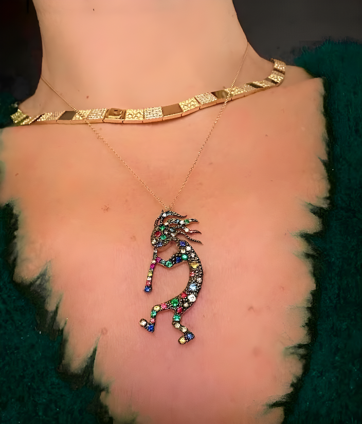 Kokopelli Kolye
