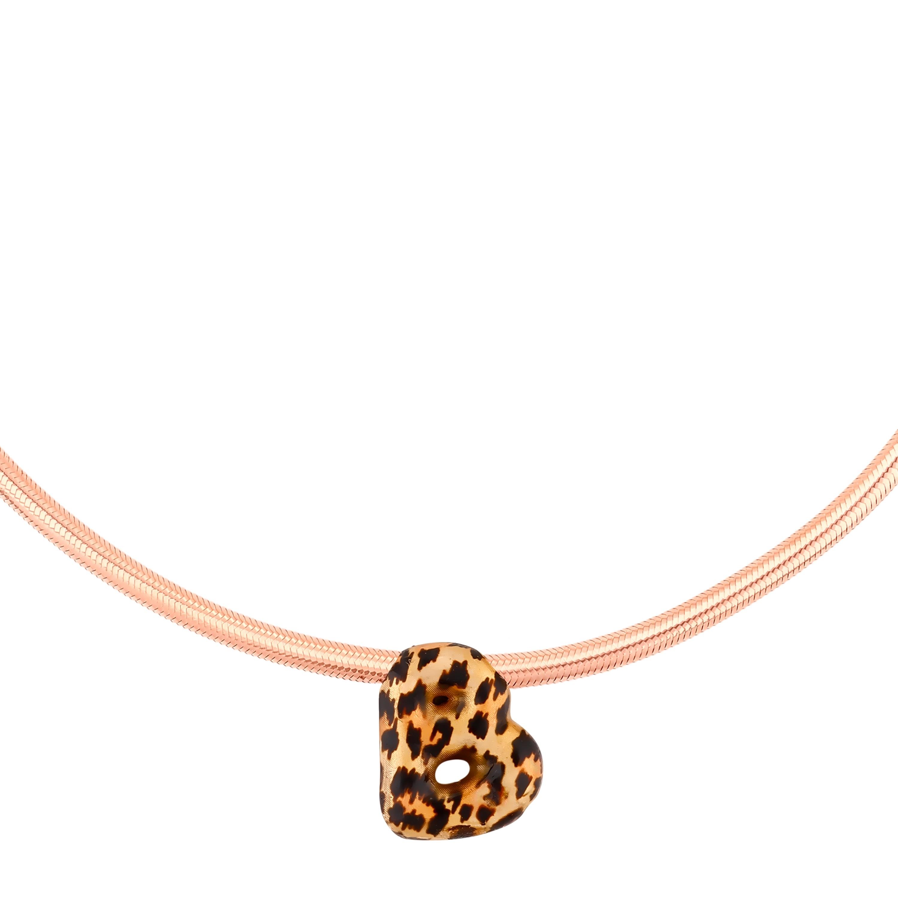 LEOPARDESS KOLYE MİNELİ VE KALIN ZİNCİRLİ