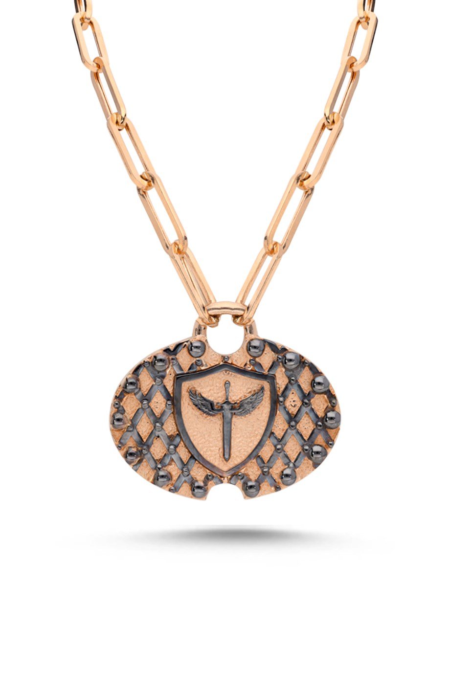 MİKAİL MELEĞİ KALKAN KOLYE