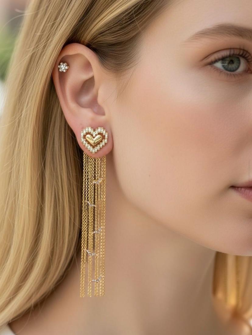 FLOWER DIAMOND PIERCING