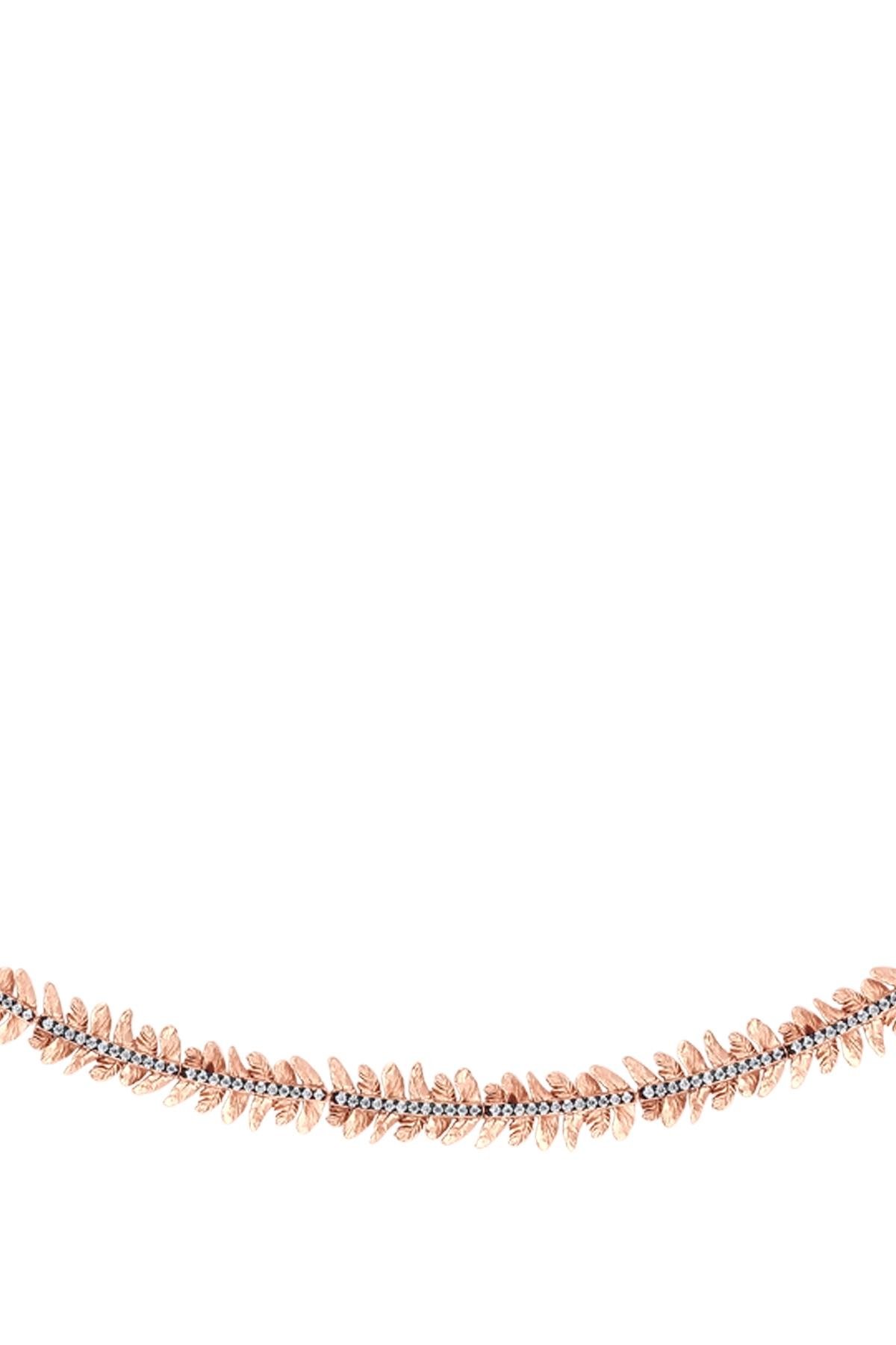 PIRLANTALI TÜY CHOKER KOLYE