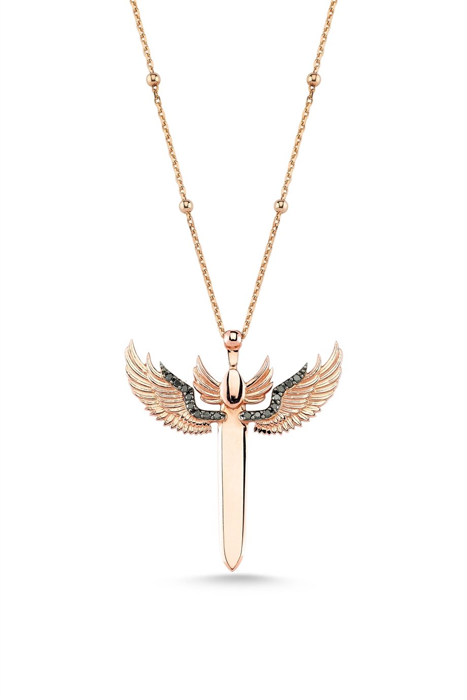 SİYAH TAŞLI MİKAİL MELEĞİ JUMBO BOY