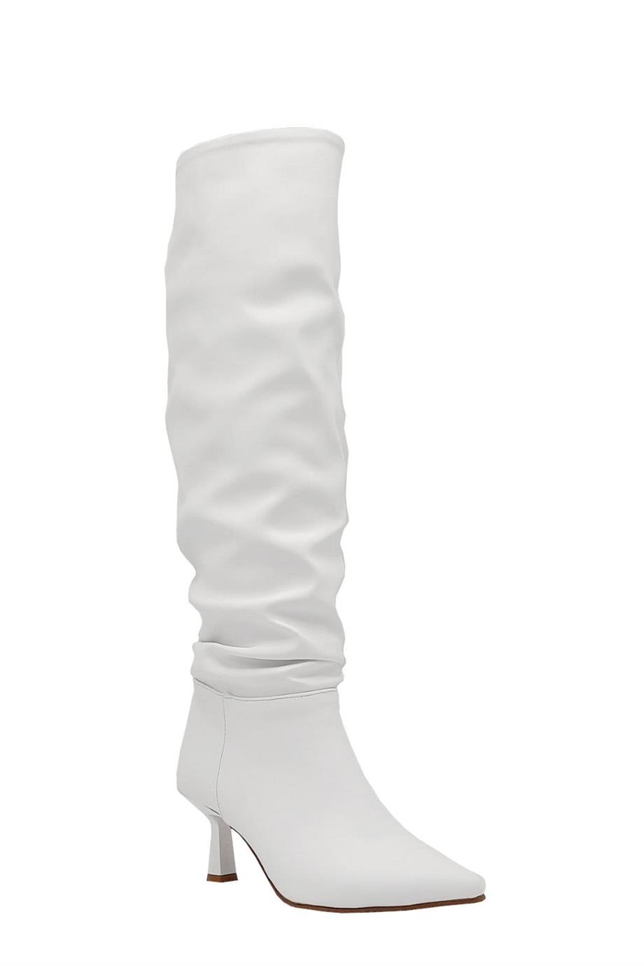 004 2215132 Beyaz Deri