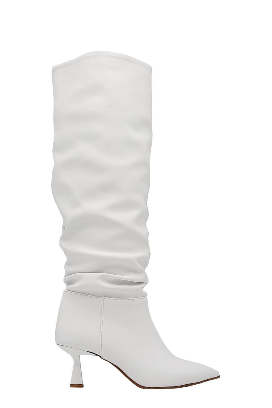 004 2215132 Beyaz Deri