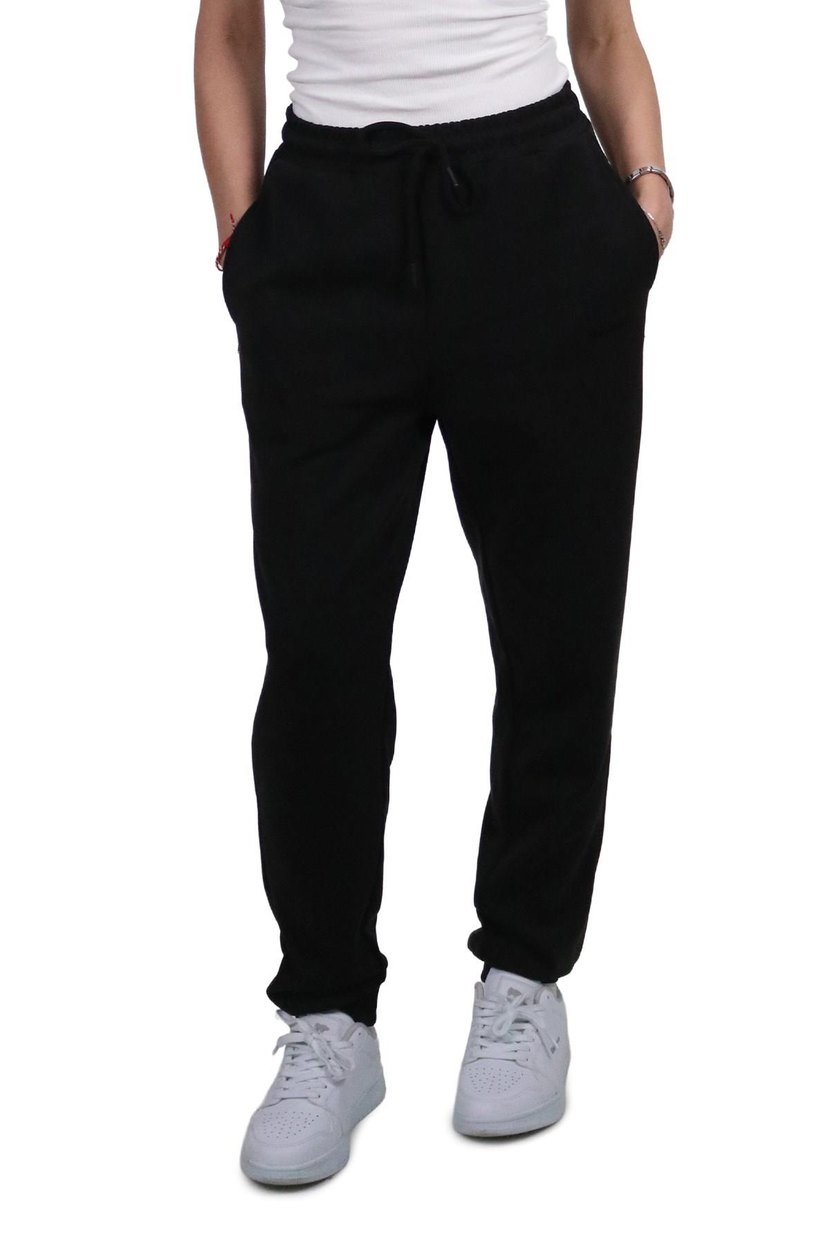 PantolonShinzone Kadın Modal Kumaş Cepli Siyah Jogger Pantolon