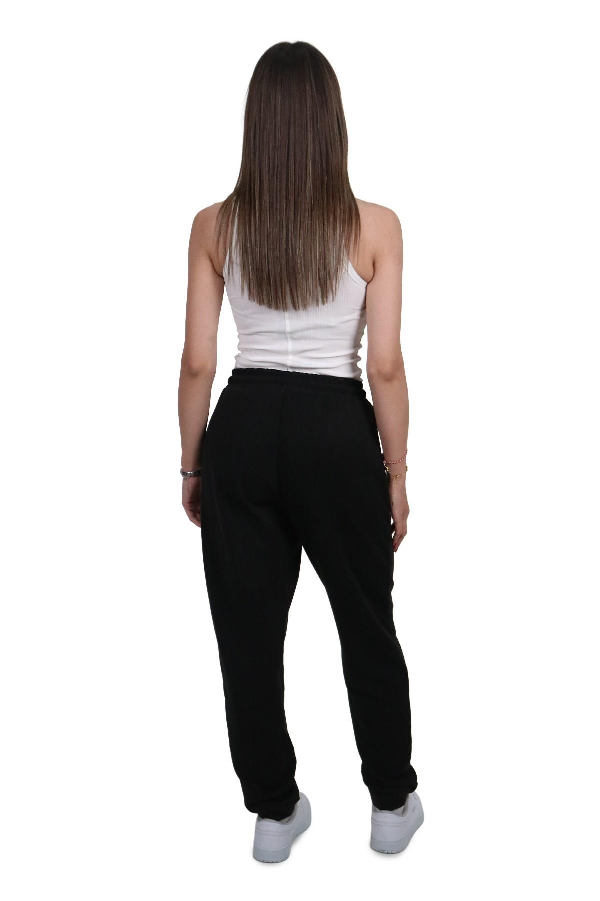PantolonShinzone Kadın Modal Kumaş Cepli Siyah Jogger Pantolon