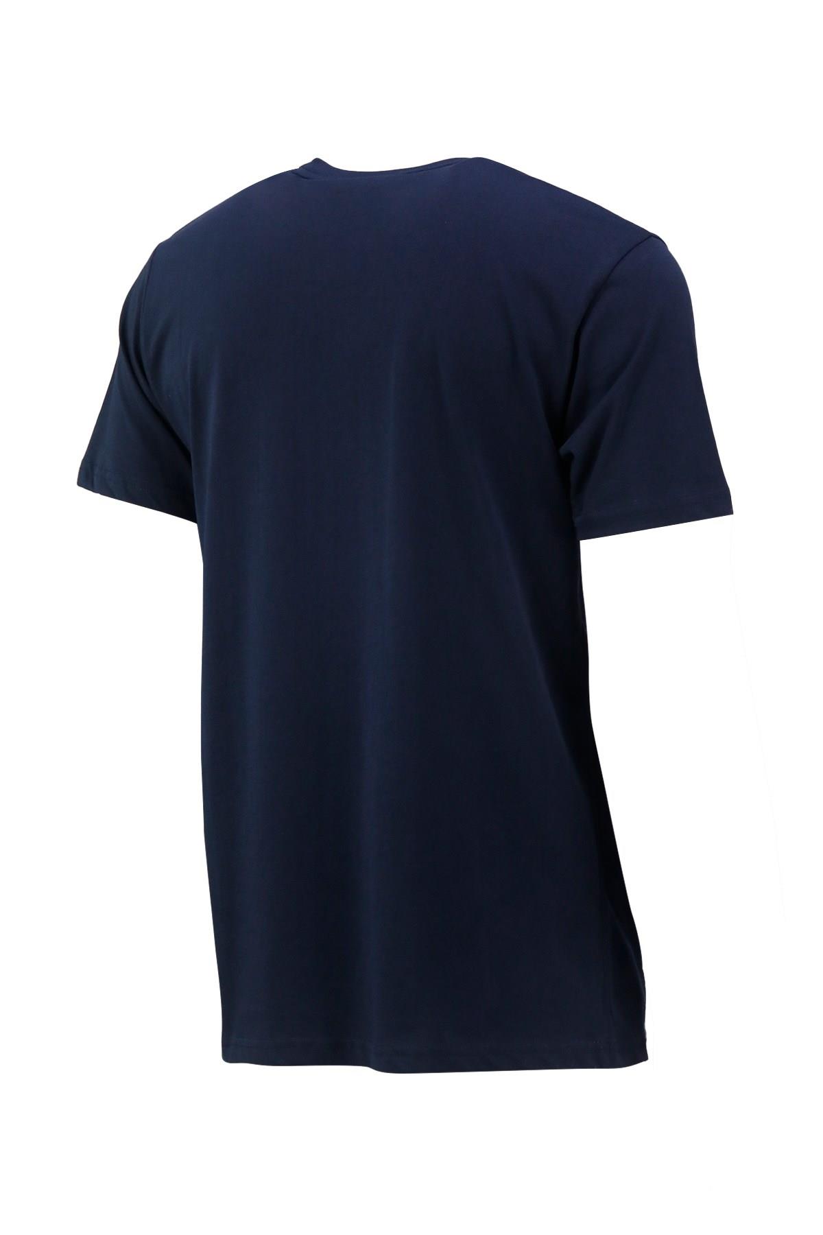 T-ShirtShinzoneErkek Bisiklet Yaka Mevsimlik Adventure Baskılı Standart Fit Lacivert T-Shirt