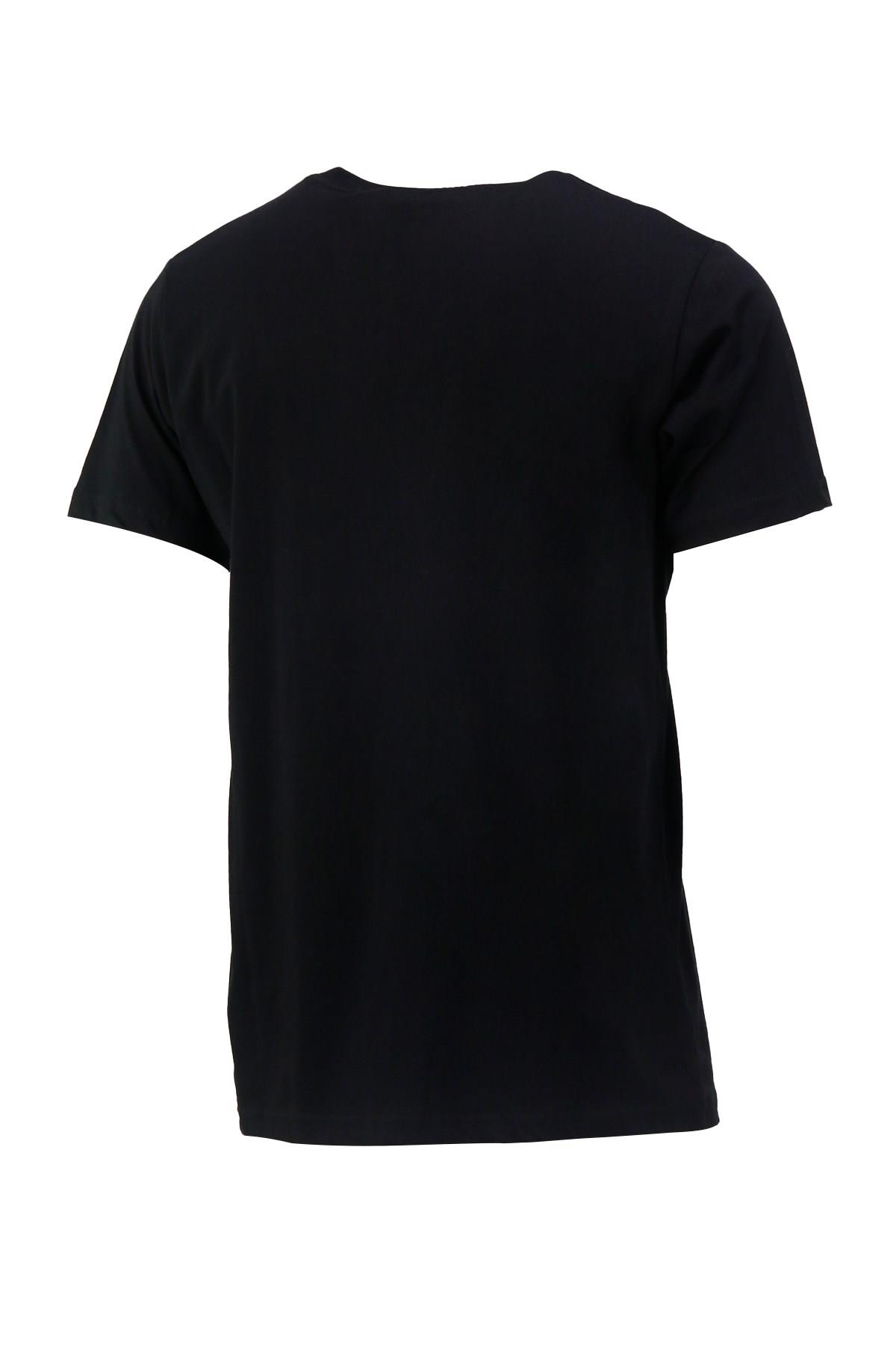 T-ShirtShinzoneErkek Bisiklet Yaka Mevsimlik Adventure Baskılı Standart Fit Siyah T-Shirt