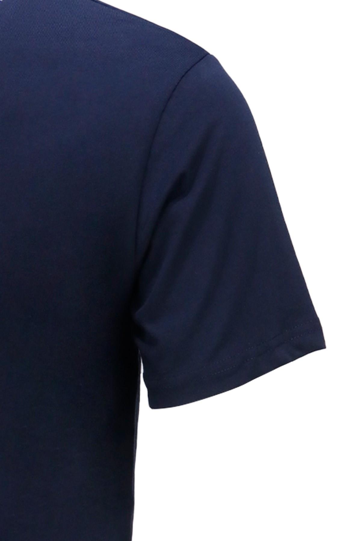T-ShirtShinzoneErkek Bisiklet Yaka Mevsimlik Adventure Baskılı Standart Fit Lacivert T-Shirt