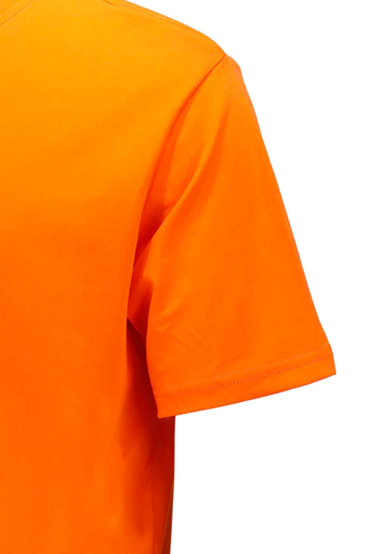 T-ShirtShinzoneErkek Bisiklet Yaka Mevsimlik Adventure Baskılı Standart Fit Turuncu T-Shirt