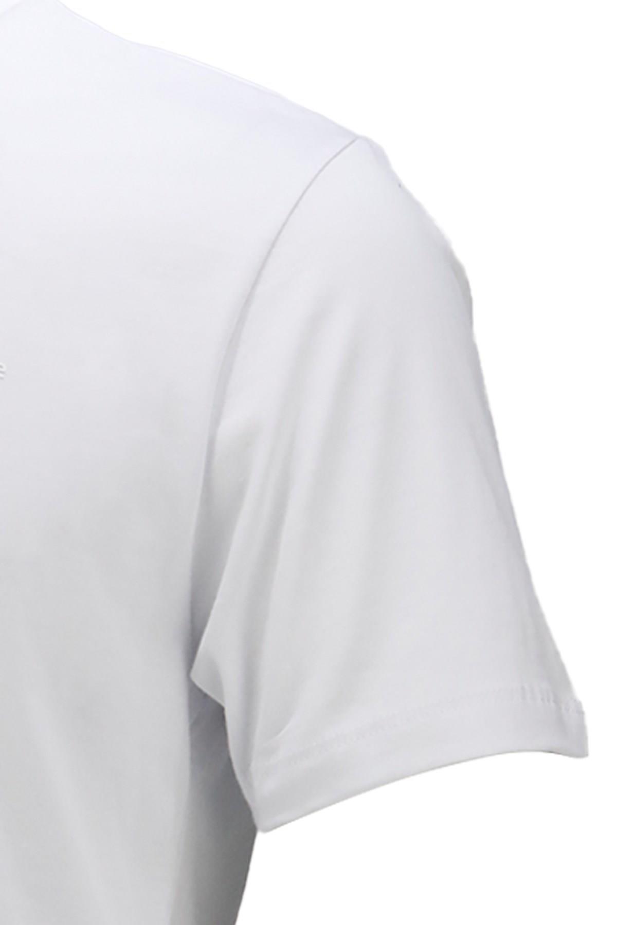 T-ShirtShinzoneErkek Bisiklet Yaka Standart Fit Beyaz T-Shirt