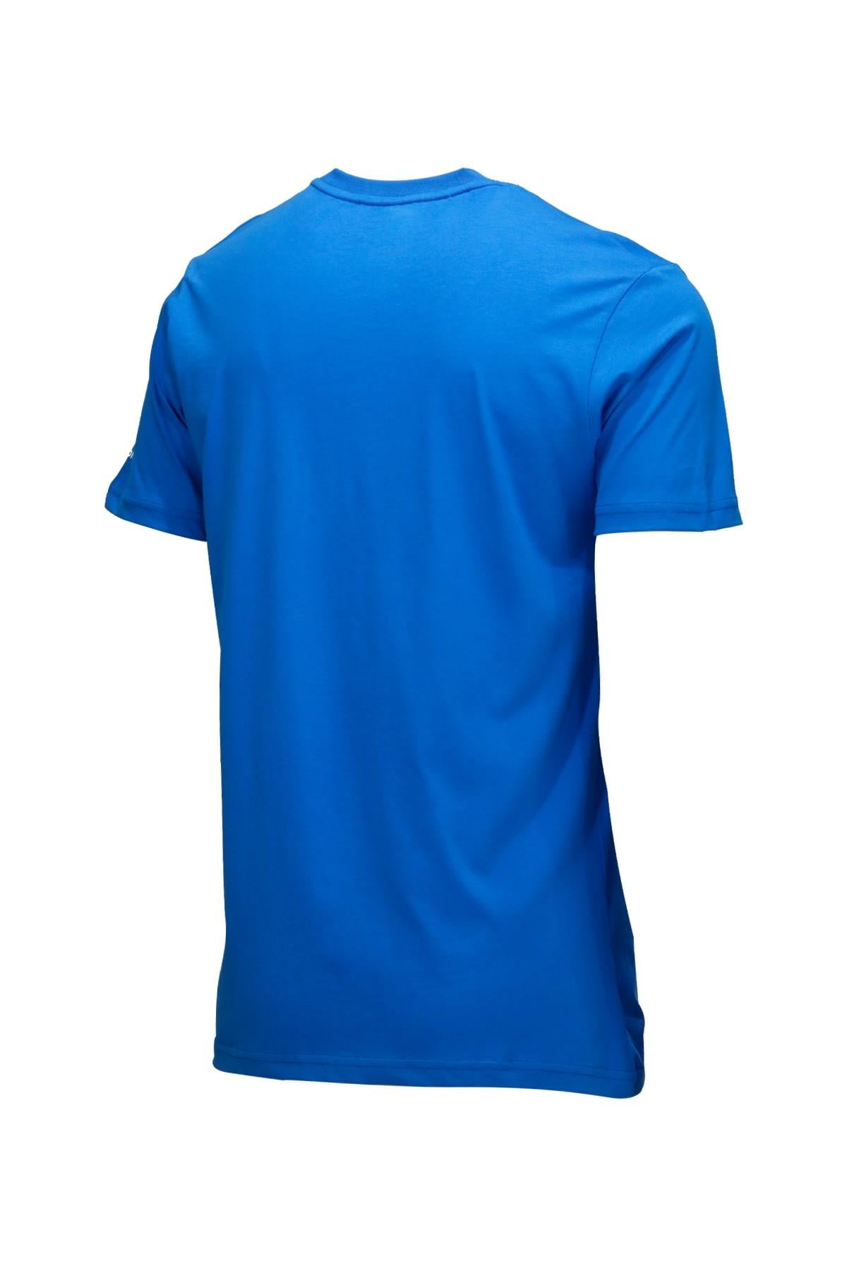 T-ShirtShinzoneErkek Bisiklet Yaka Standart Fit Discovery Göğüs Baskılı Koyu mavi T-Shirt