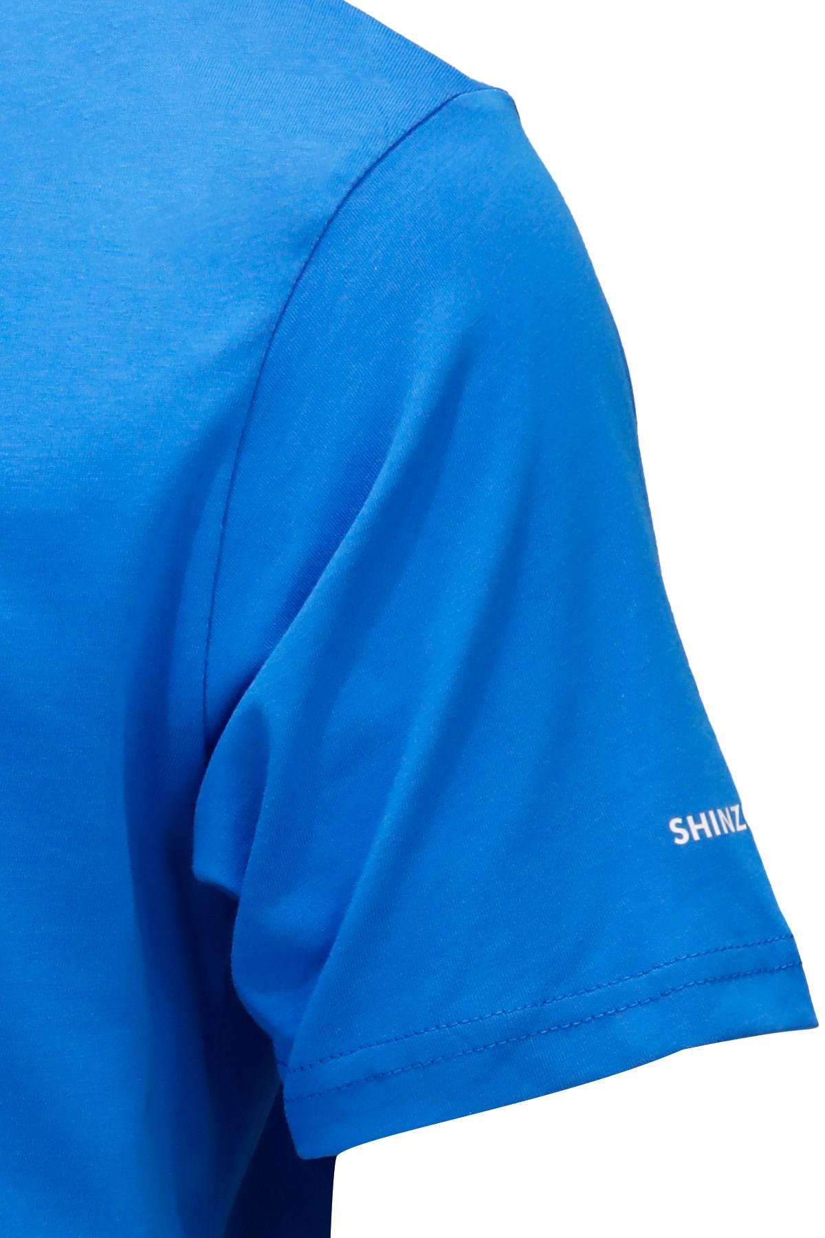 T-ShirtShinzoneErkek Bisiklet Yaka Standart Fit Discovery Göğüs Baskılı Koyu mavi T-Shirt