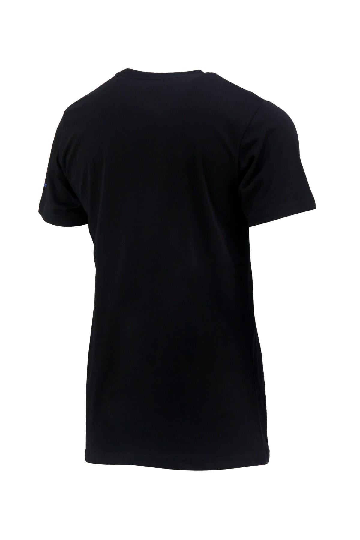 T-ShirtShinzoneErkek Bisiklet Yaka Standart Fit Göğüs Baskılı Siyah T-Shirt