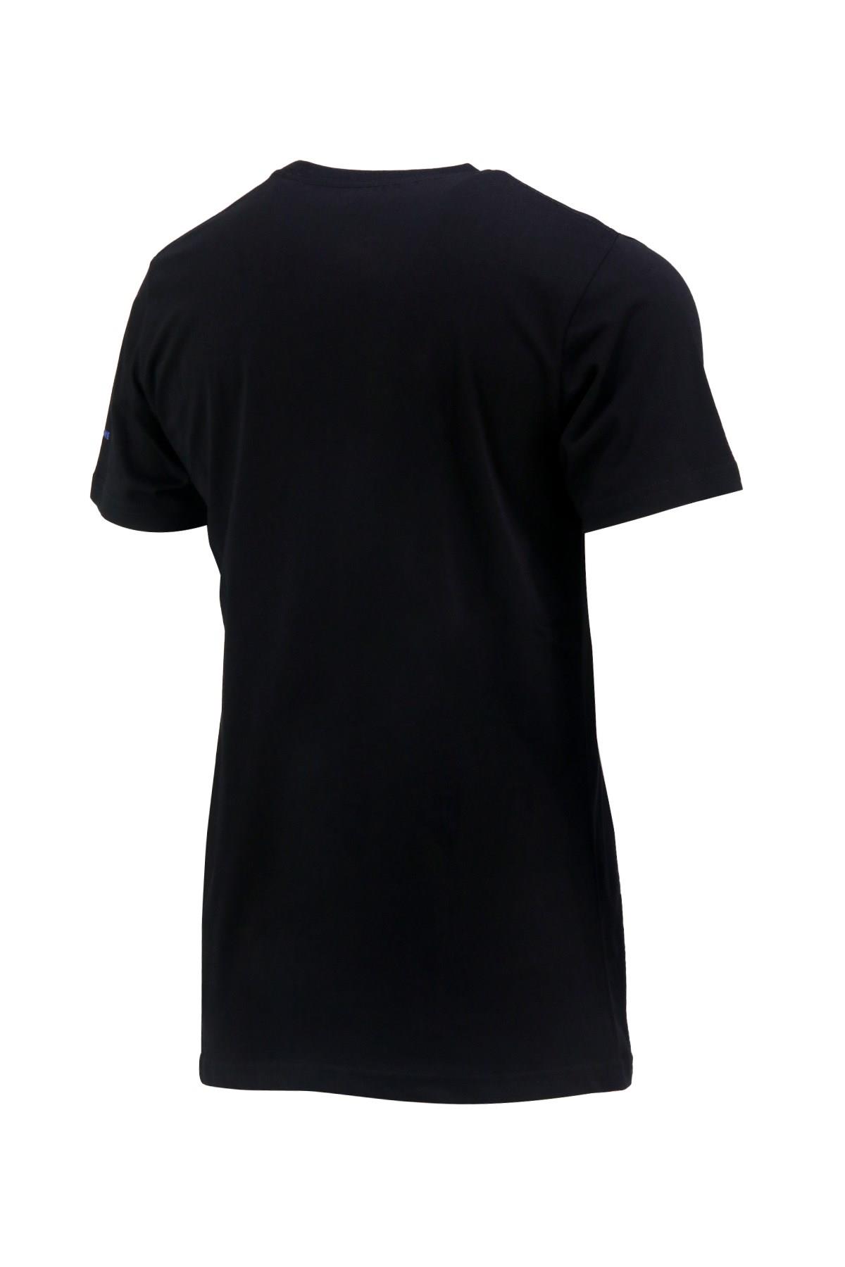 T-ShirtShinzoneErkek Bisiklet Yaka Standart Fit Göğüs Baskılı Siyah T-Shirt