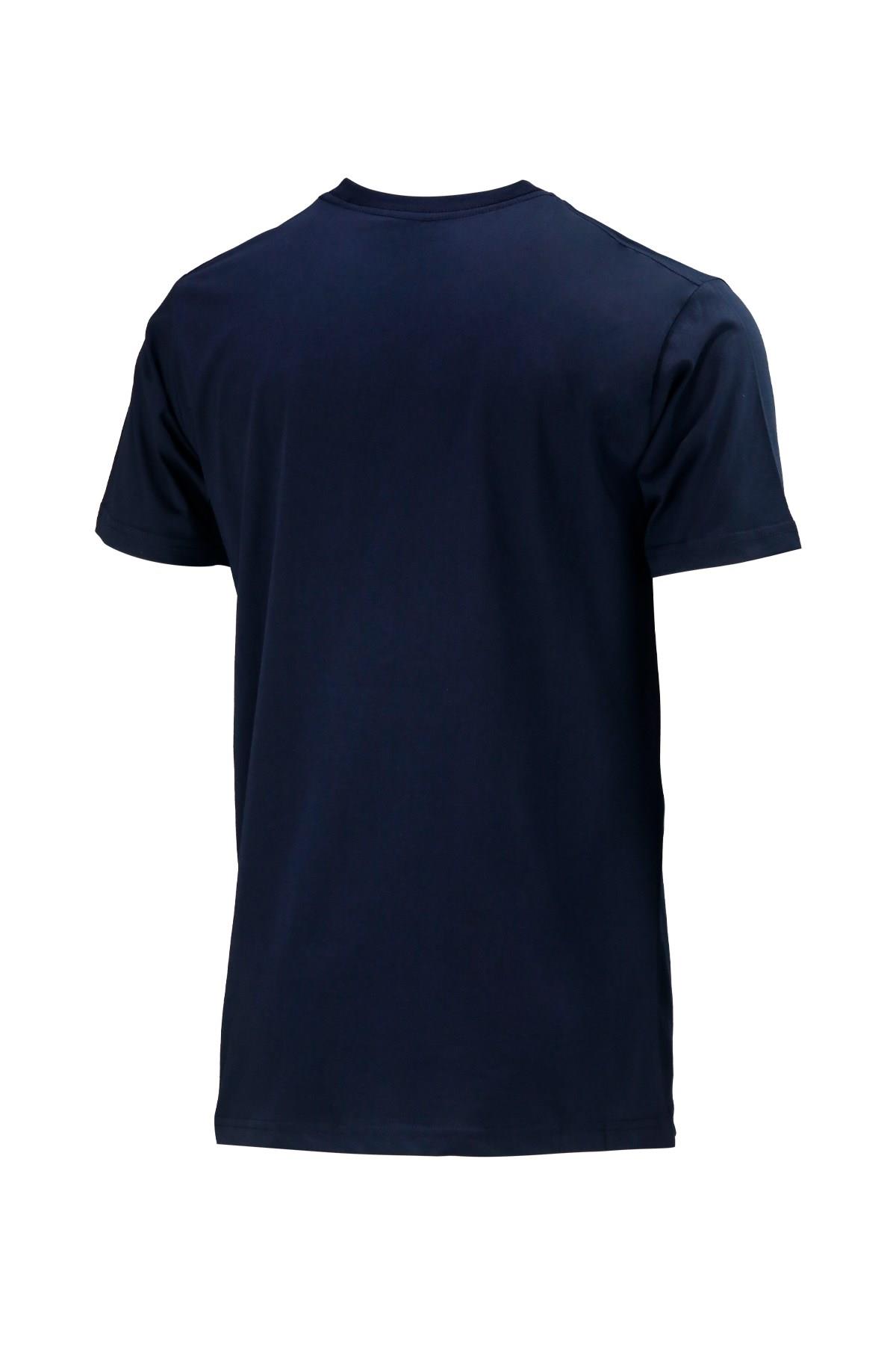 T-ShirtShinzoneErkek Bisiklet Yaka Standart Fit Lacivert T-Shirt