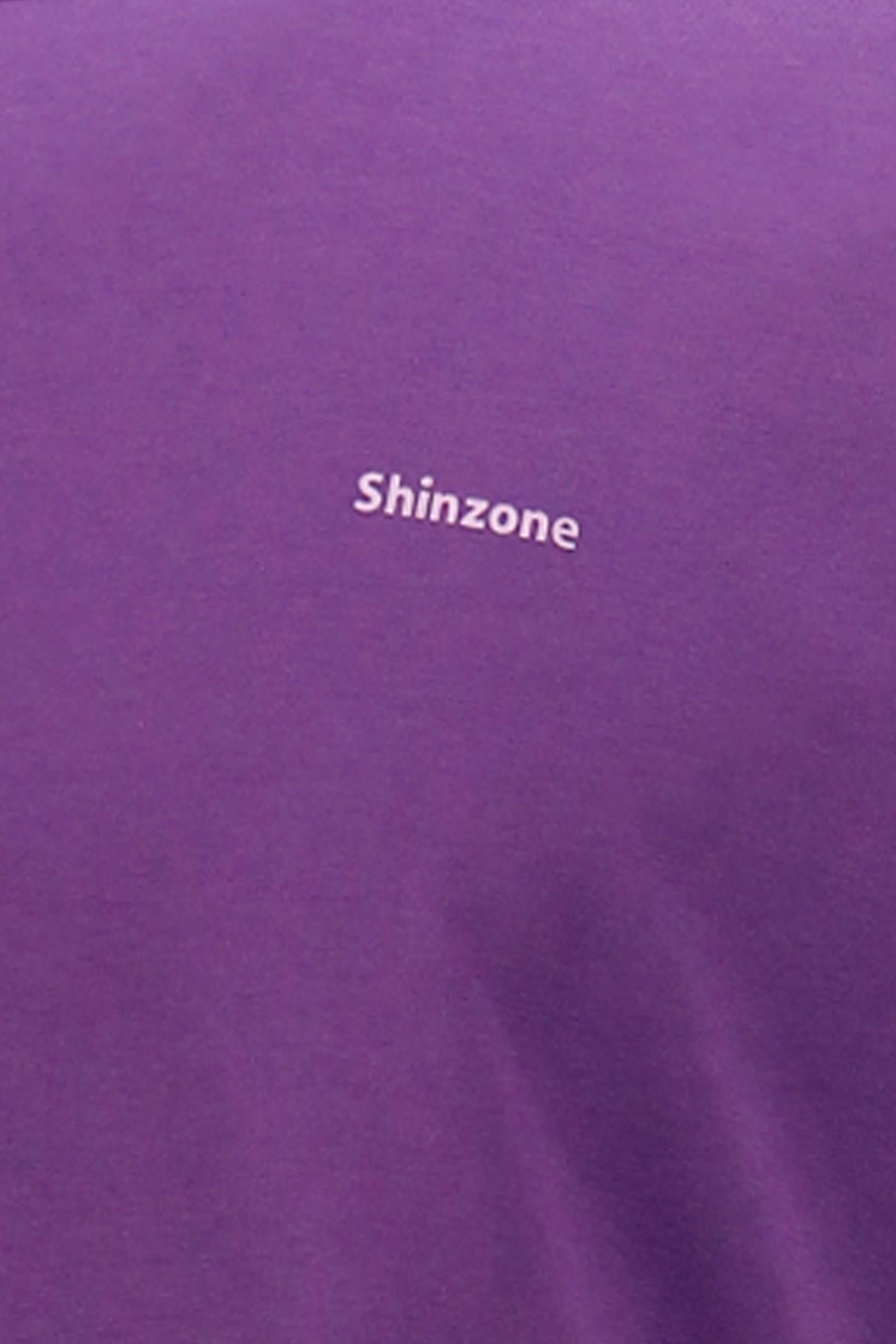 T-ShirtShinzoneErkek Bisiklet Yaka Standart Fit Mor T-Shirt