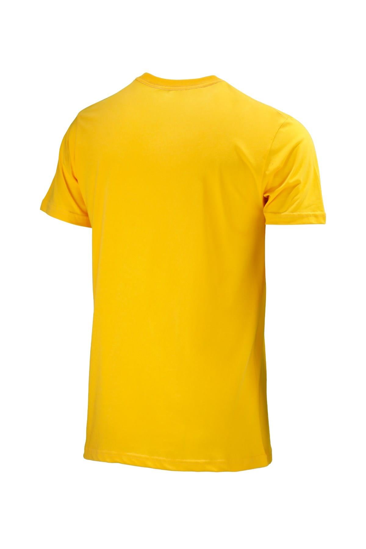 T-ShirtShinzoneErkek Bisiklet Yaka Standart Fit Sarı T-Shirt