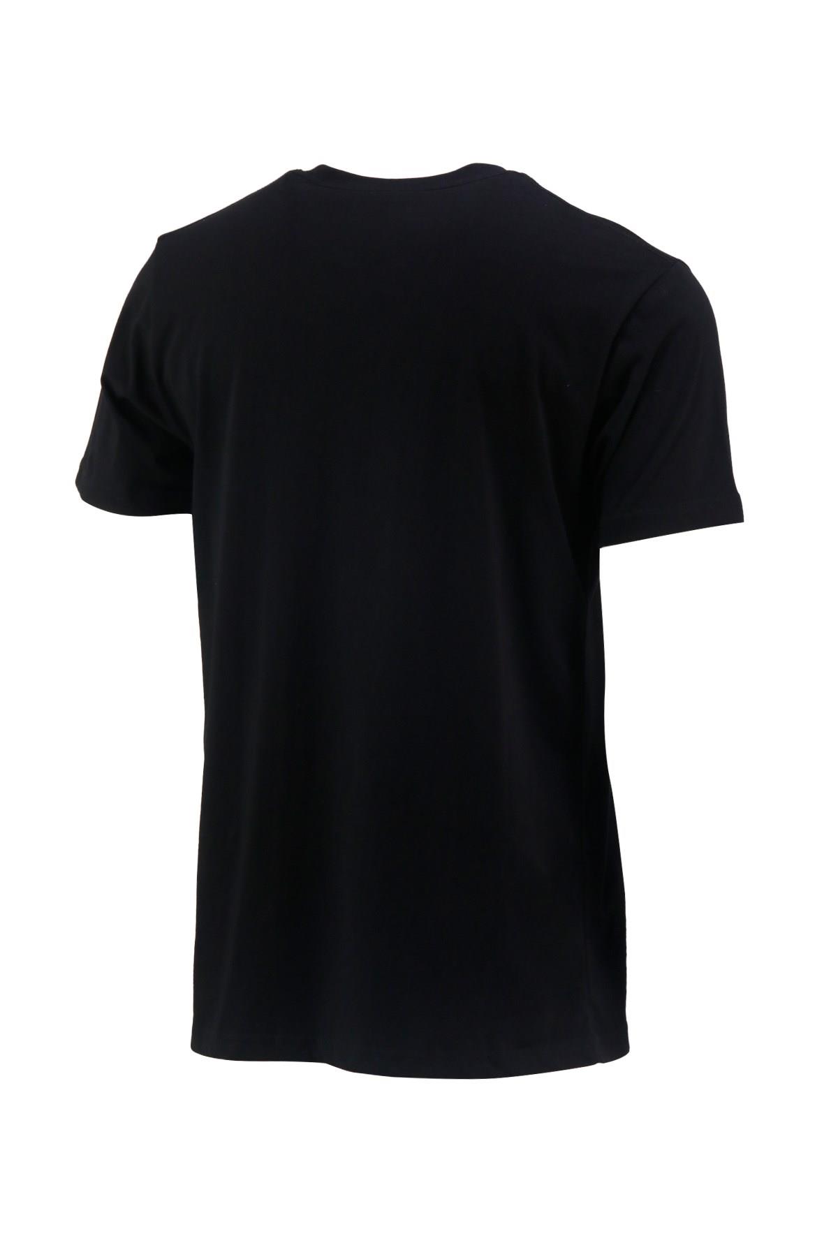 T-ShirtShinzoneErkek Bisiklet Yaka Standart Fit Siyah T-Shirt