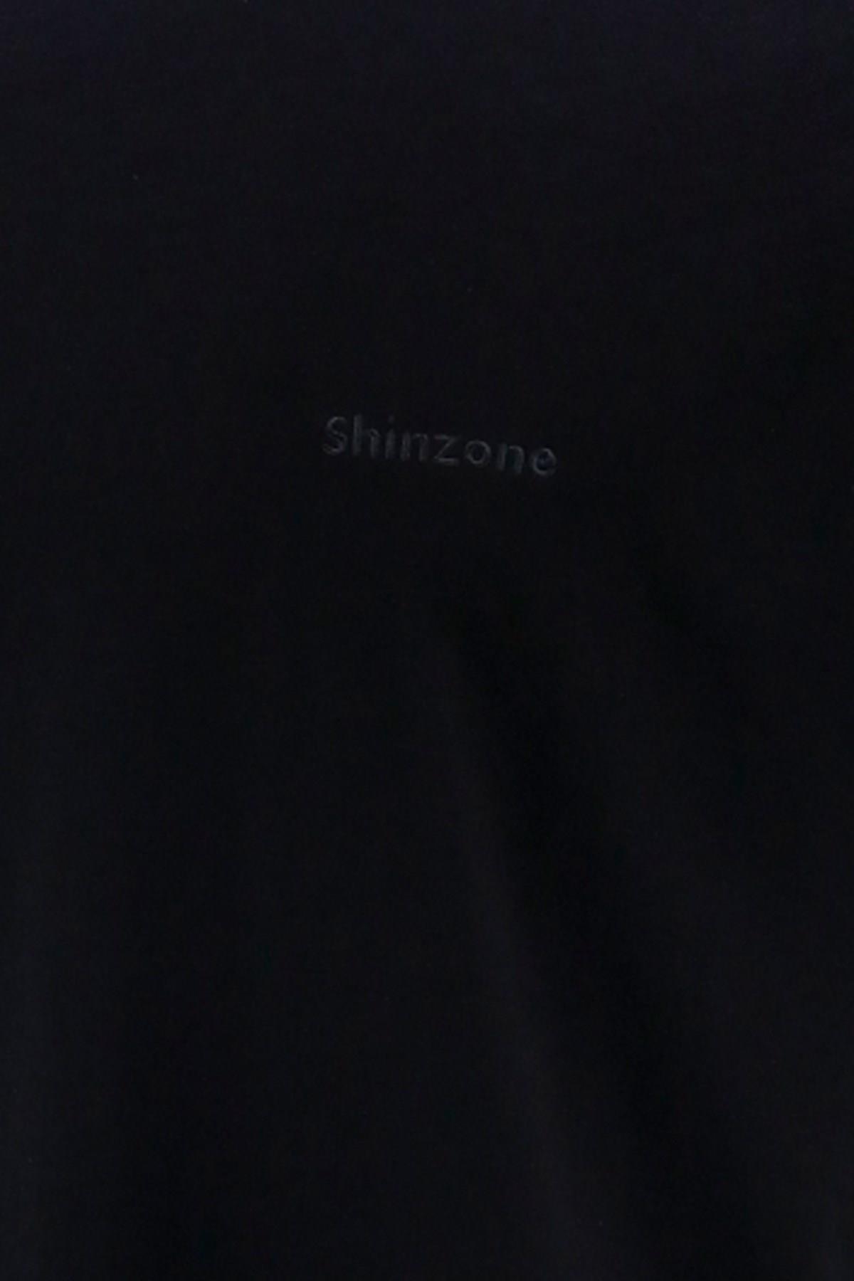 T-ShirtShinzoneErkek Bisiklet Yaka Standart Fit Siyah T-Shirt