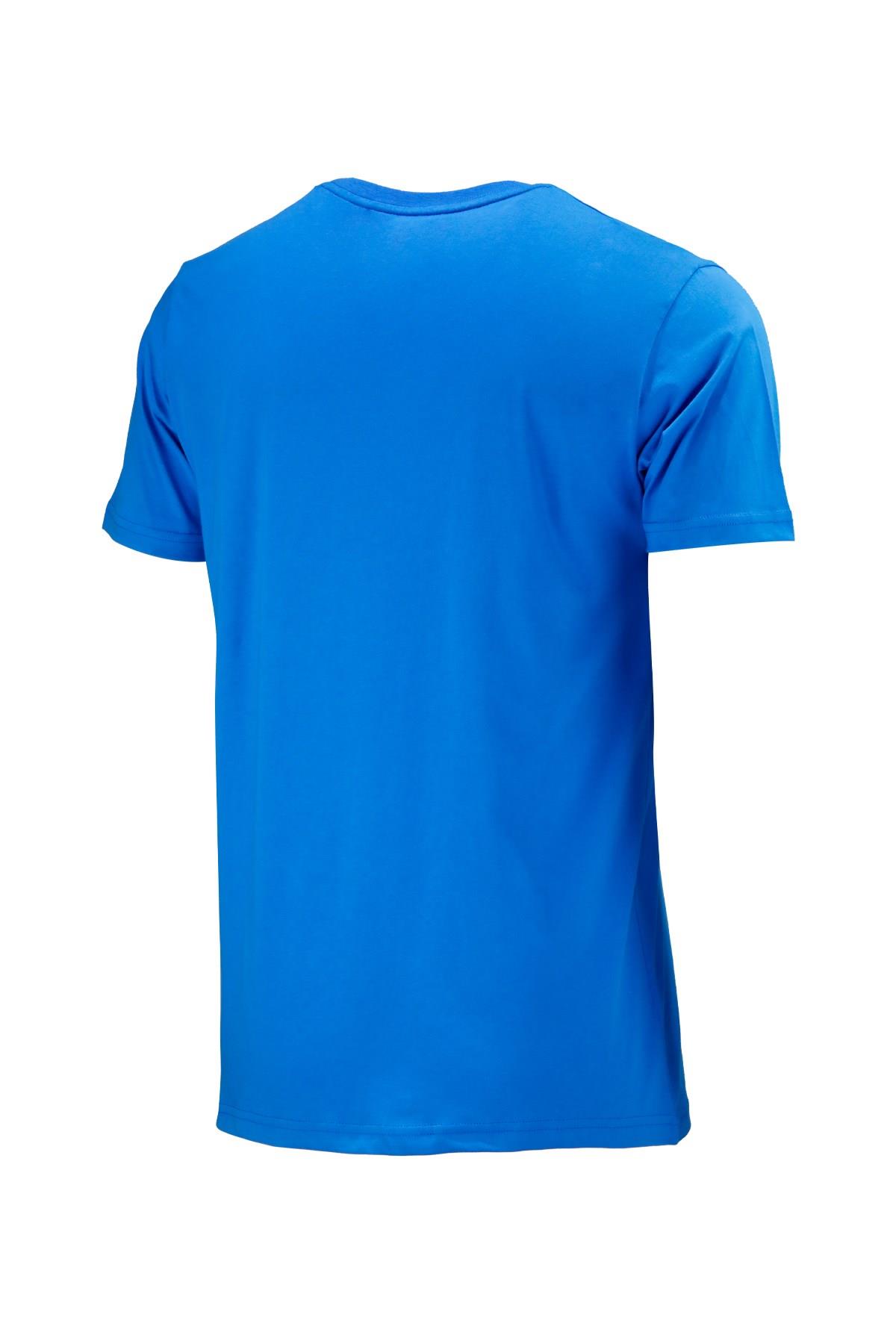 T-ShirtShinzoneErkek Bisiklet Yaka Standart Göğüs Baskılı Koyu Mavi T-Shirt