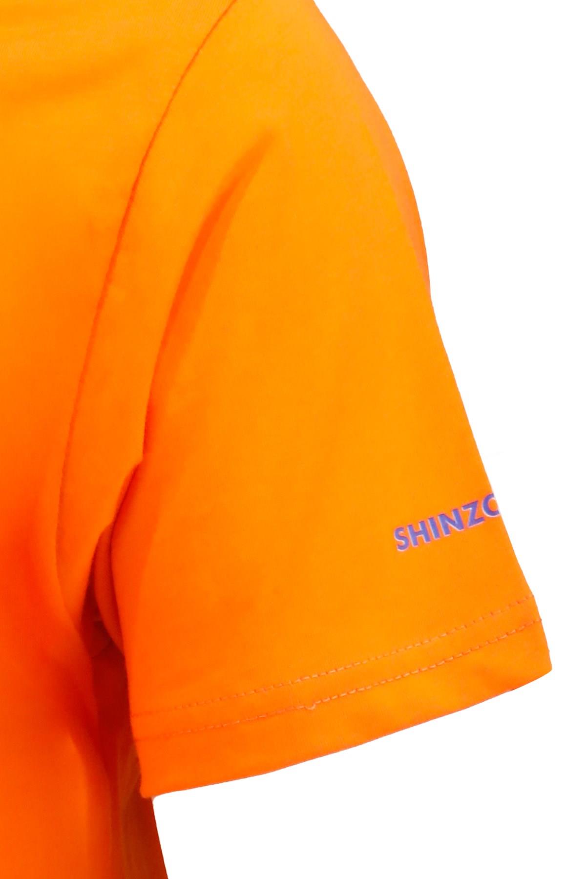 T-ShirtShinzoneErkek Bisiklet Yaka Yazlık Göğüs Baskılı Standart Fit Turuncu T-Shirt