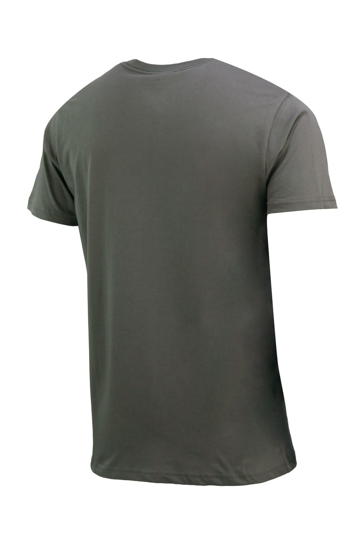 T-ShirtShinzoneErkek Bisiklet Yaka Yazlık Göğüs Baskılı Standart Fit Haki T-Shirt