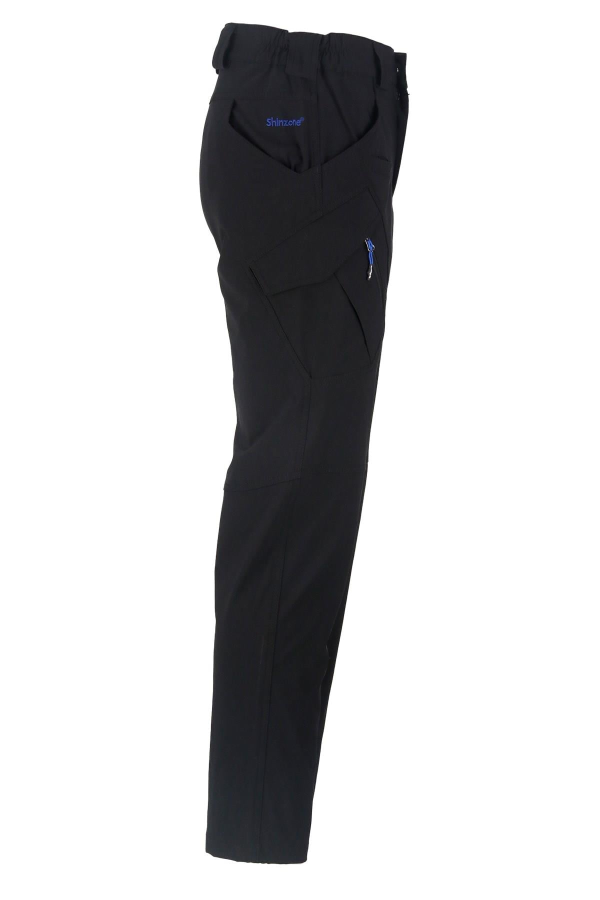 PantolonShinzoneErkek Fit Cepli Taktik Siyah Pantolon