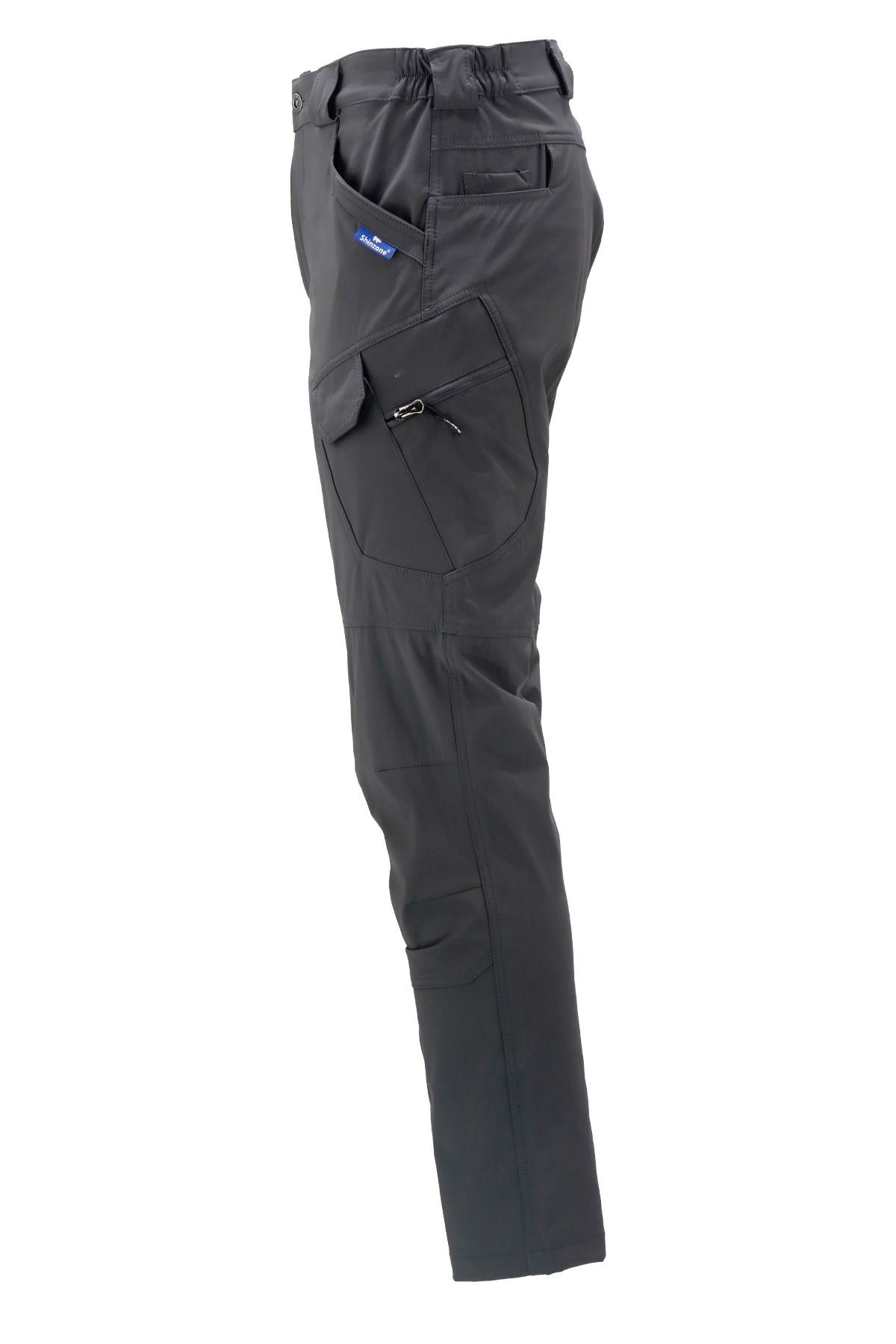 PantolonShinzoneErkek Fit Şık Cepli Taktik Antrasit Pantolon