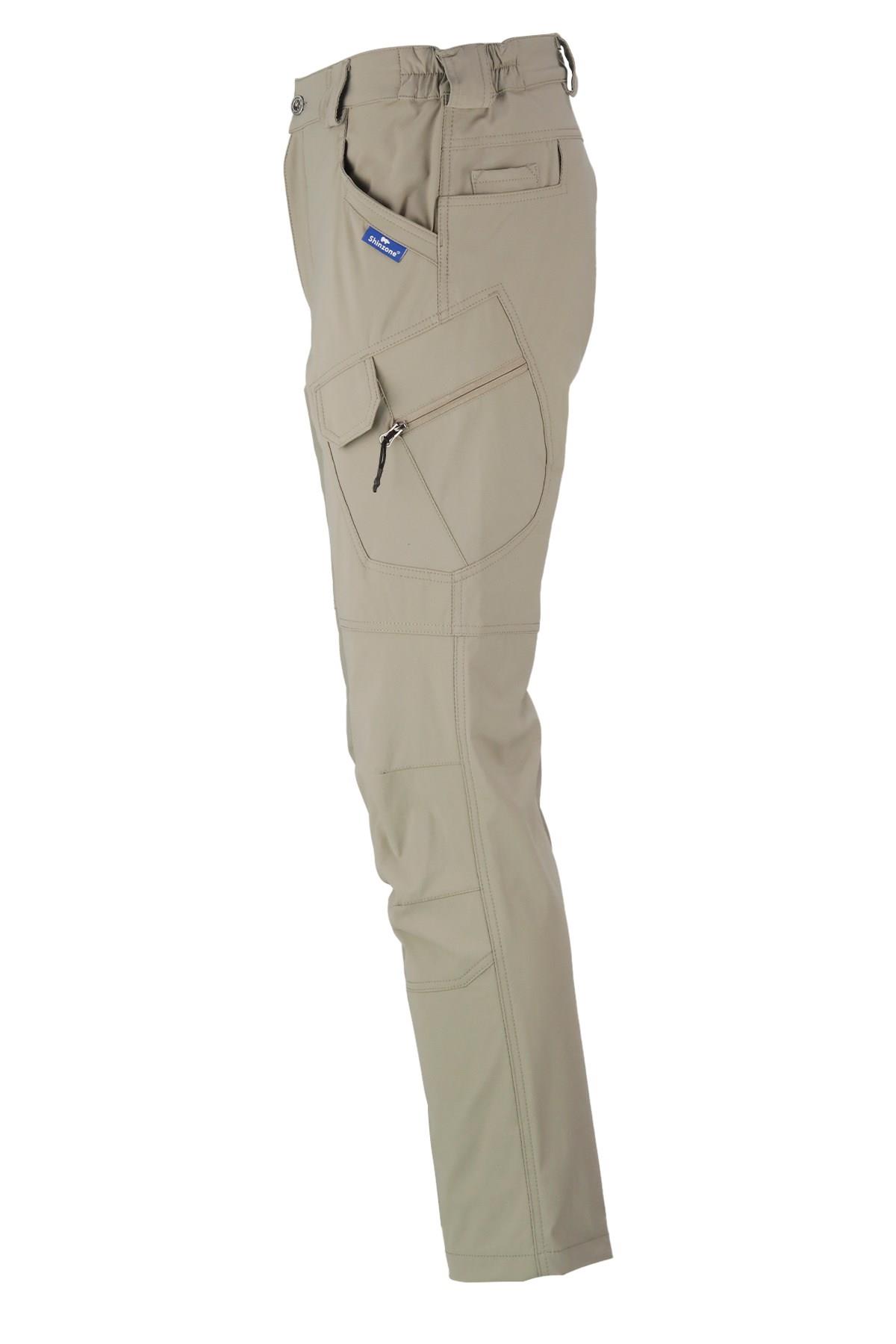 PantolonShinzoneErkek Fit Şık Cepli Taktik Bej Pantolon