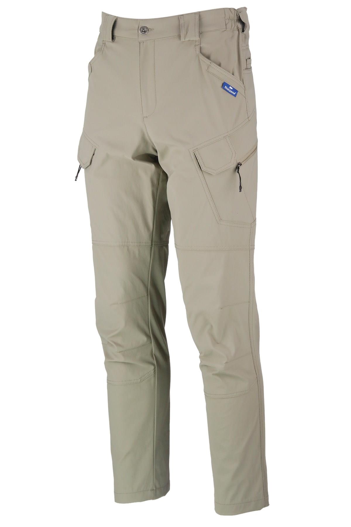 PantolonShinzoneErkek Fit Şık Cepli Taktik Bej Pantolon