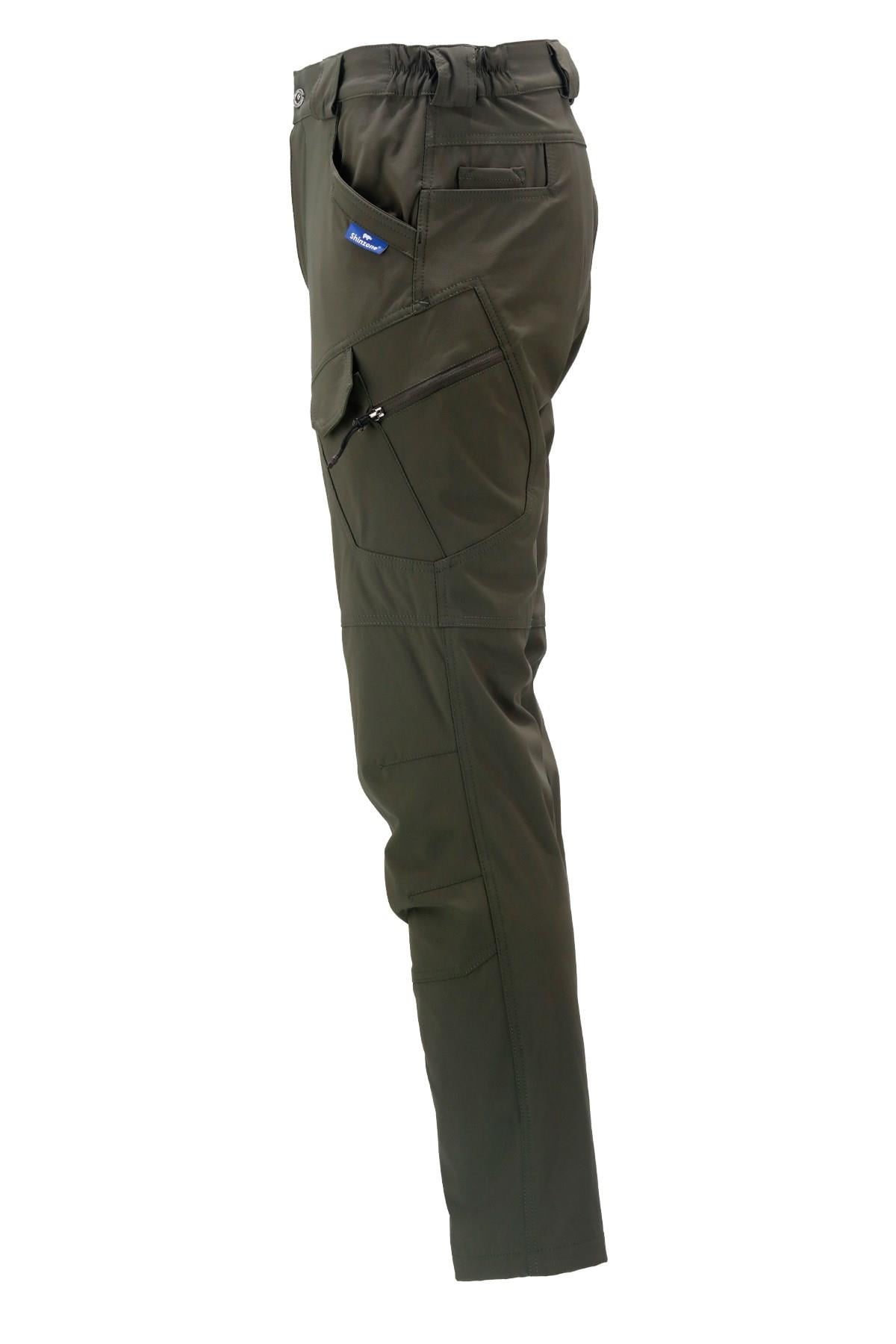 PantolonShinzoneErkek Fit Şık Cepli Taktik Haki Pantolon
