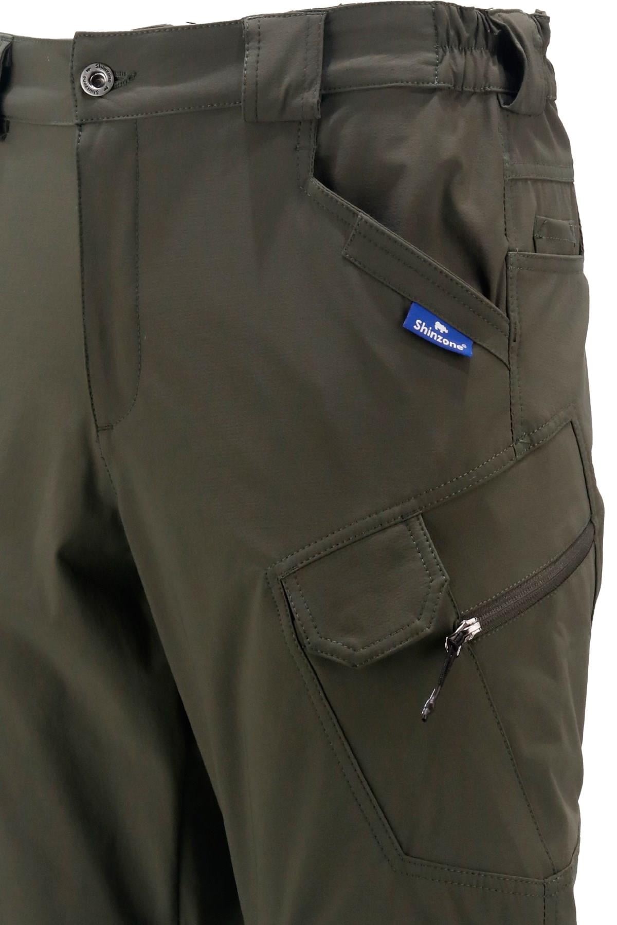 PantolonShinzoneErkek Fit Şık Cepli Taktik Haki Pantolon