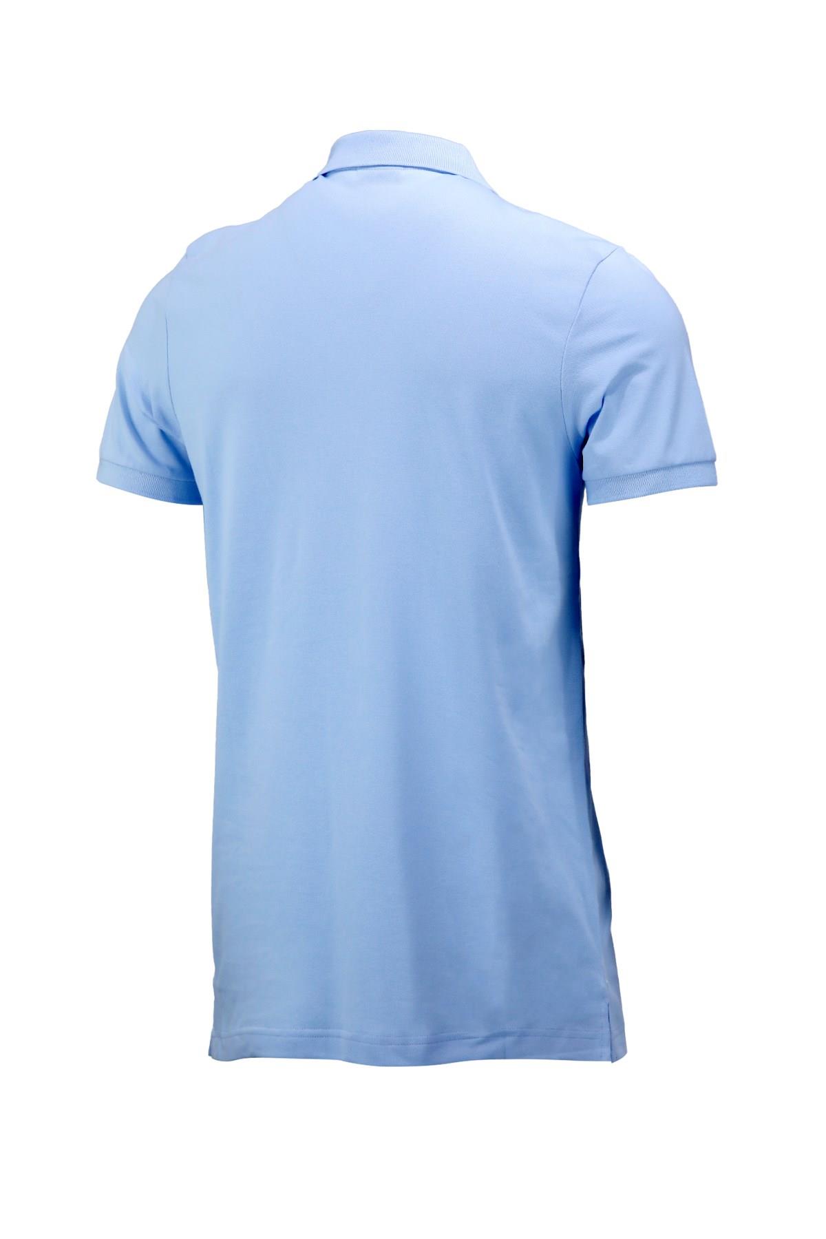 Polo Yaka T-ShirtShinzoneErkek Polo Yaka Yumuşak Dokulu, Kol Bantlı Bebe Mavisi T-Shirt