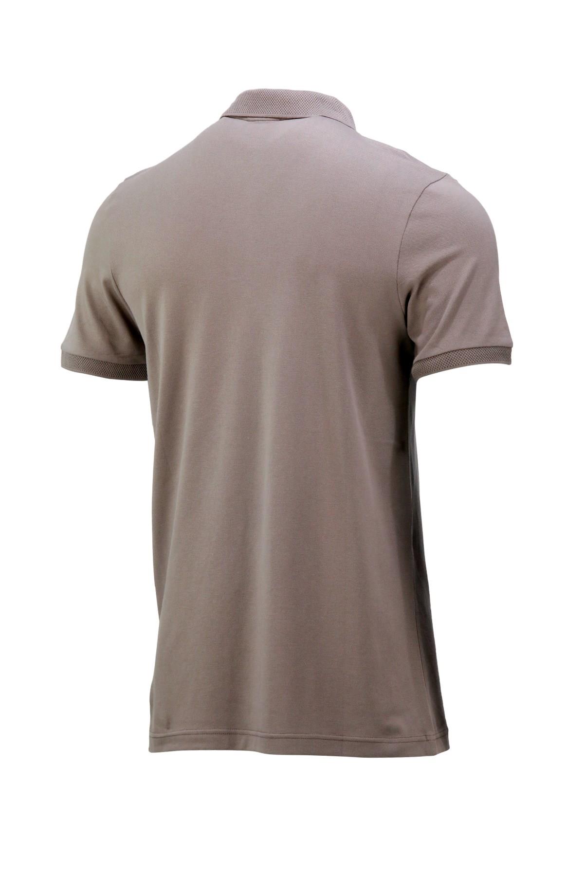Polo Yaka T-ShirtShinzoneErkek Polo Yaka Yumuşak Dokulu, Kol Bantlı Vizon T-Shirt