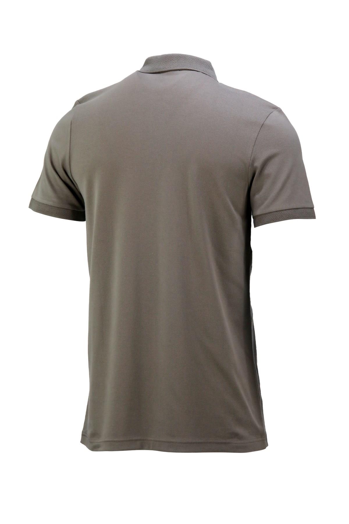 Polo Yaka T-ShirtShinzoneErkek Polo Yaka Yumuşak Dokulu, Kol Bantlı Haki T-Shirt