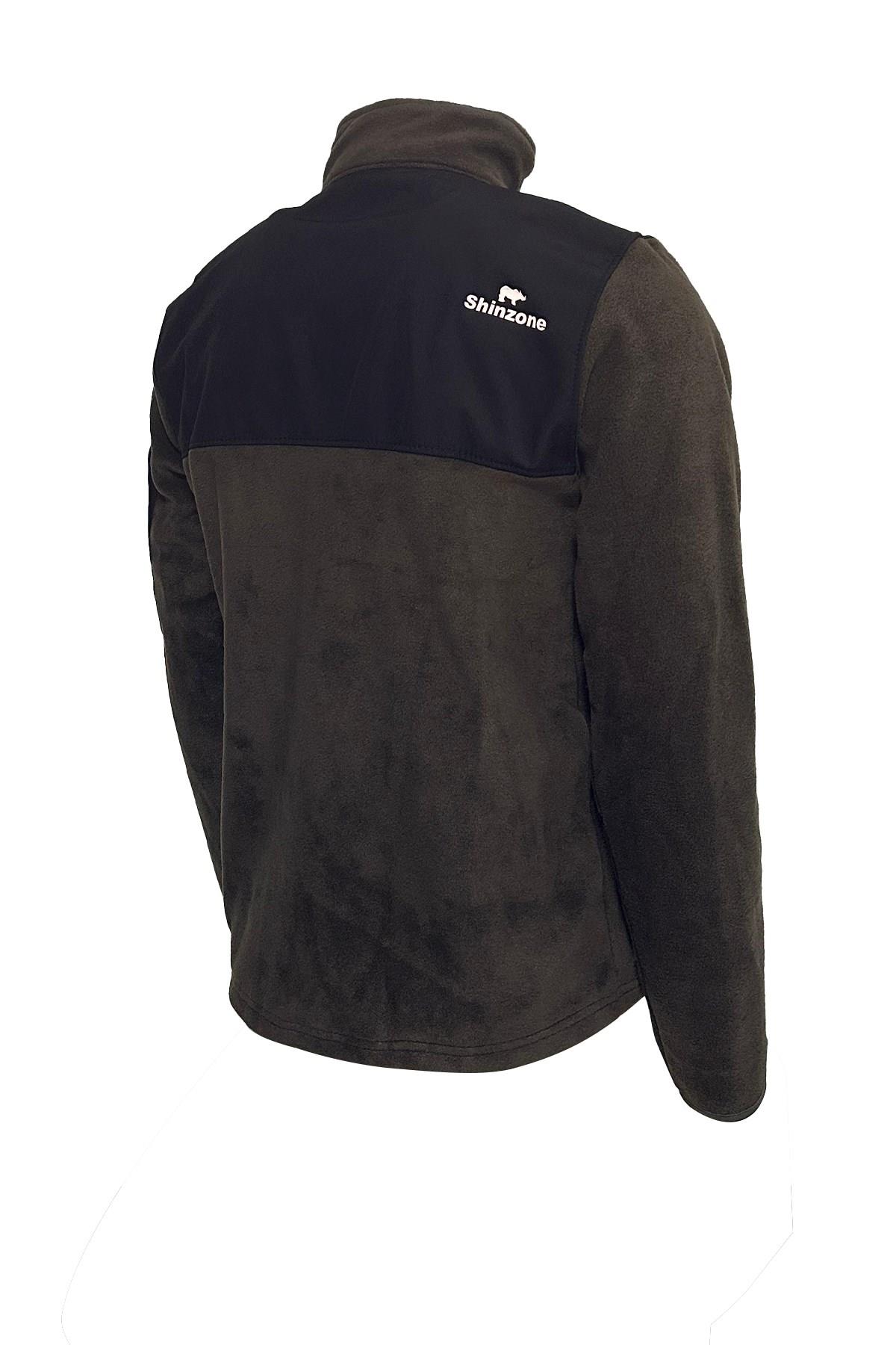 SweatshirtShinzoneErkek Regular Fit Fermuarlı Cepli Polar Haki Sweatshirt