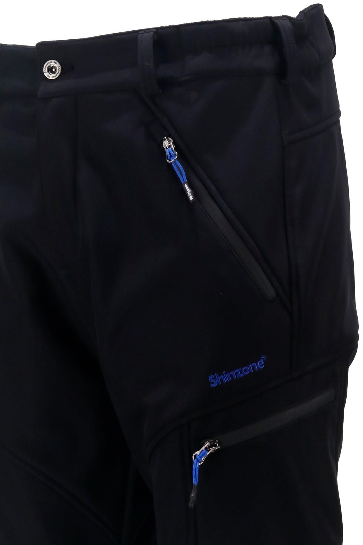 PantolonShinzoneErkek Soft Shell içi Polarlı Outdoor Siyah Pantolon