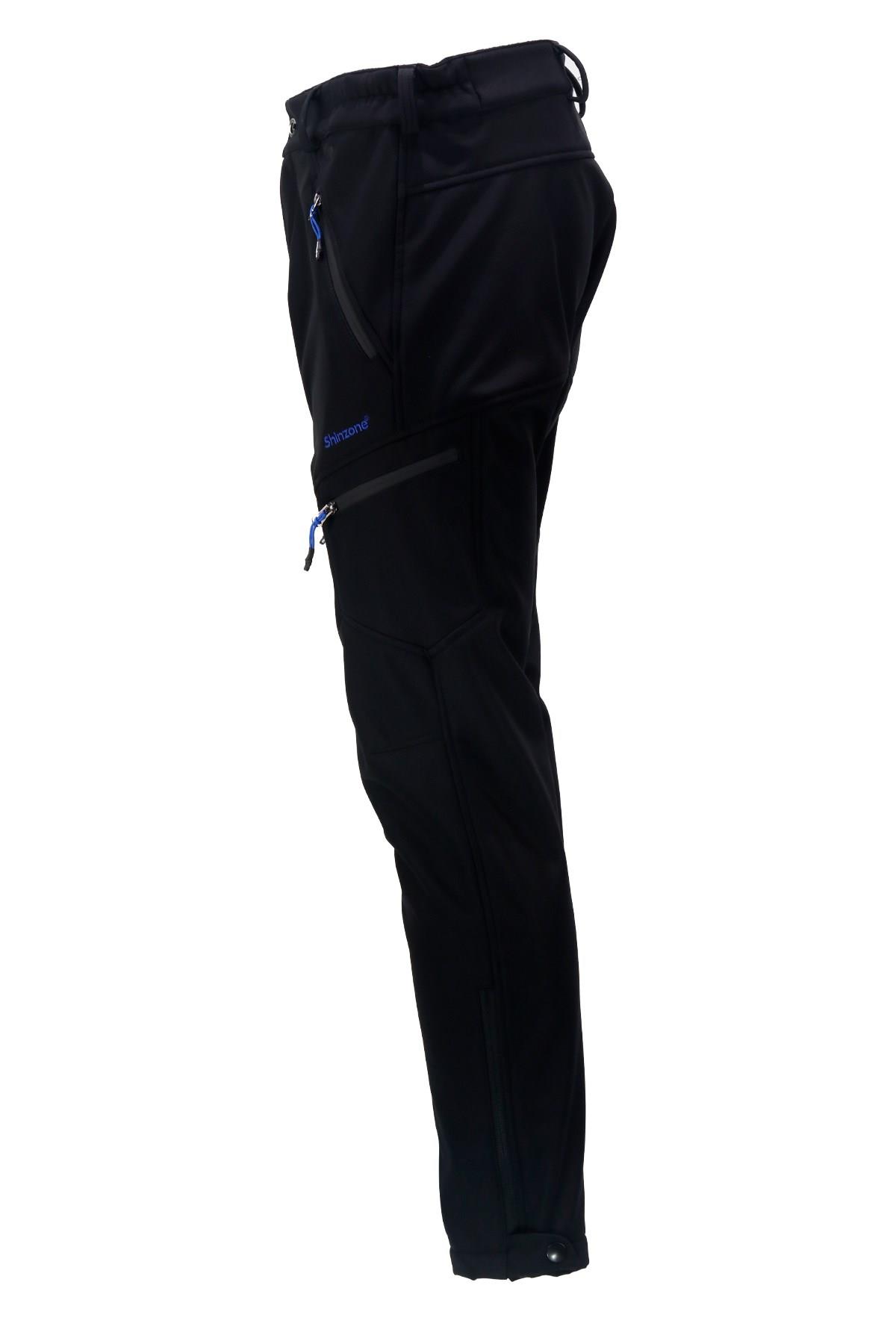 PantolonShinzoneErkek Soft Shell içi Polarlı Outdoor Siyah Pantolon