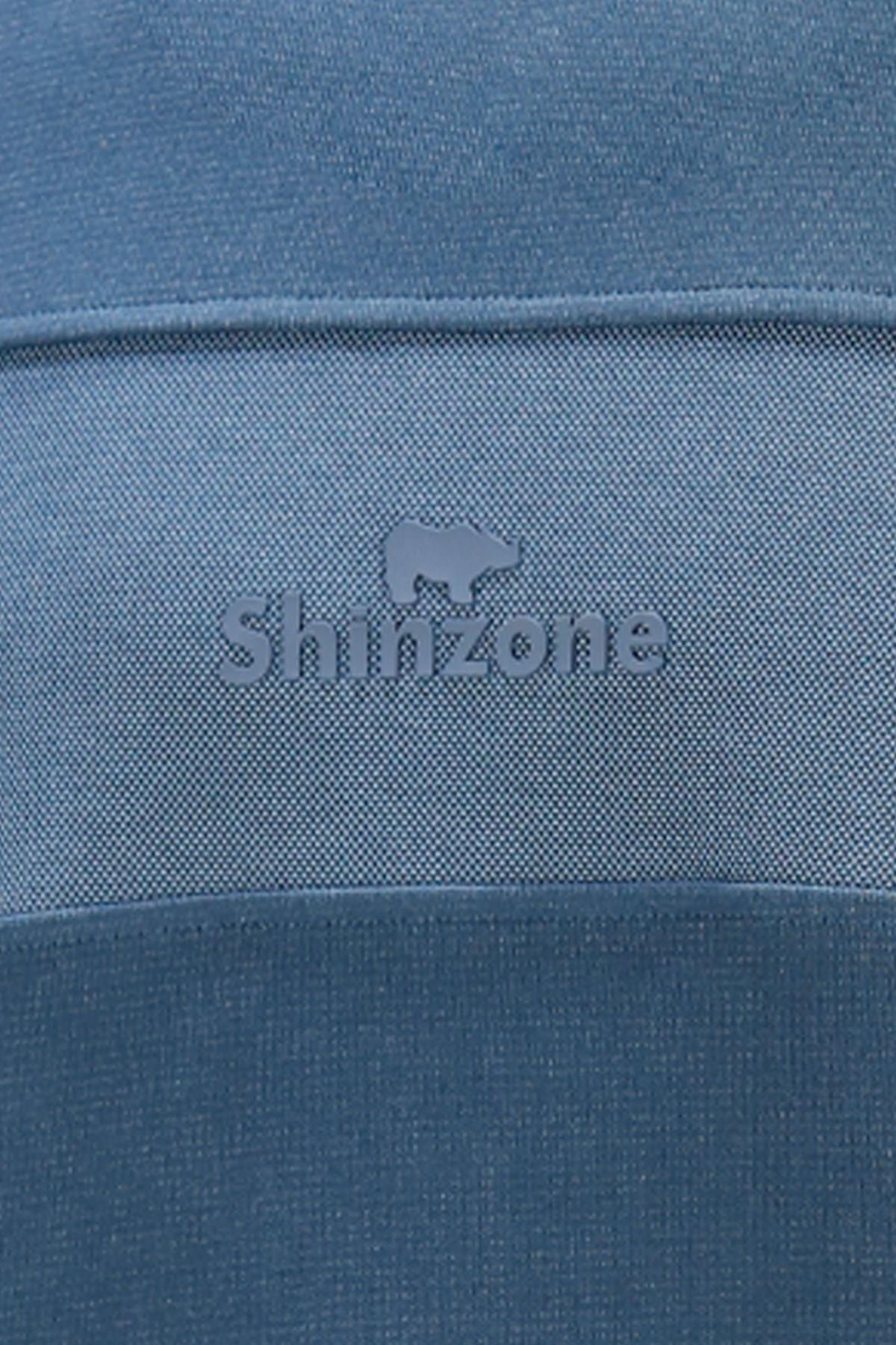 SweatshirtShinzoneErkek Standart Fit Bisiklet Yaka Baskılı Pamuklu Mavi Sweatshirt