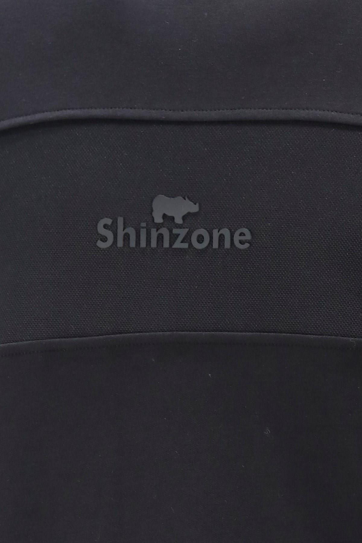 SweatshirtShinzoneErkek Standart Fit Bisiklet Yaka Baskılı Pamuklu Siyah Sweatshirt