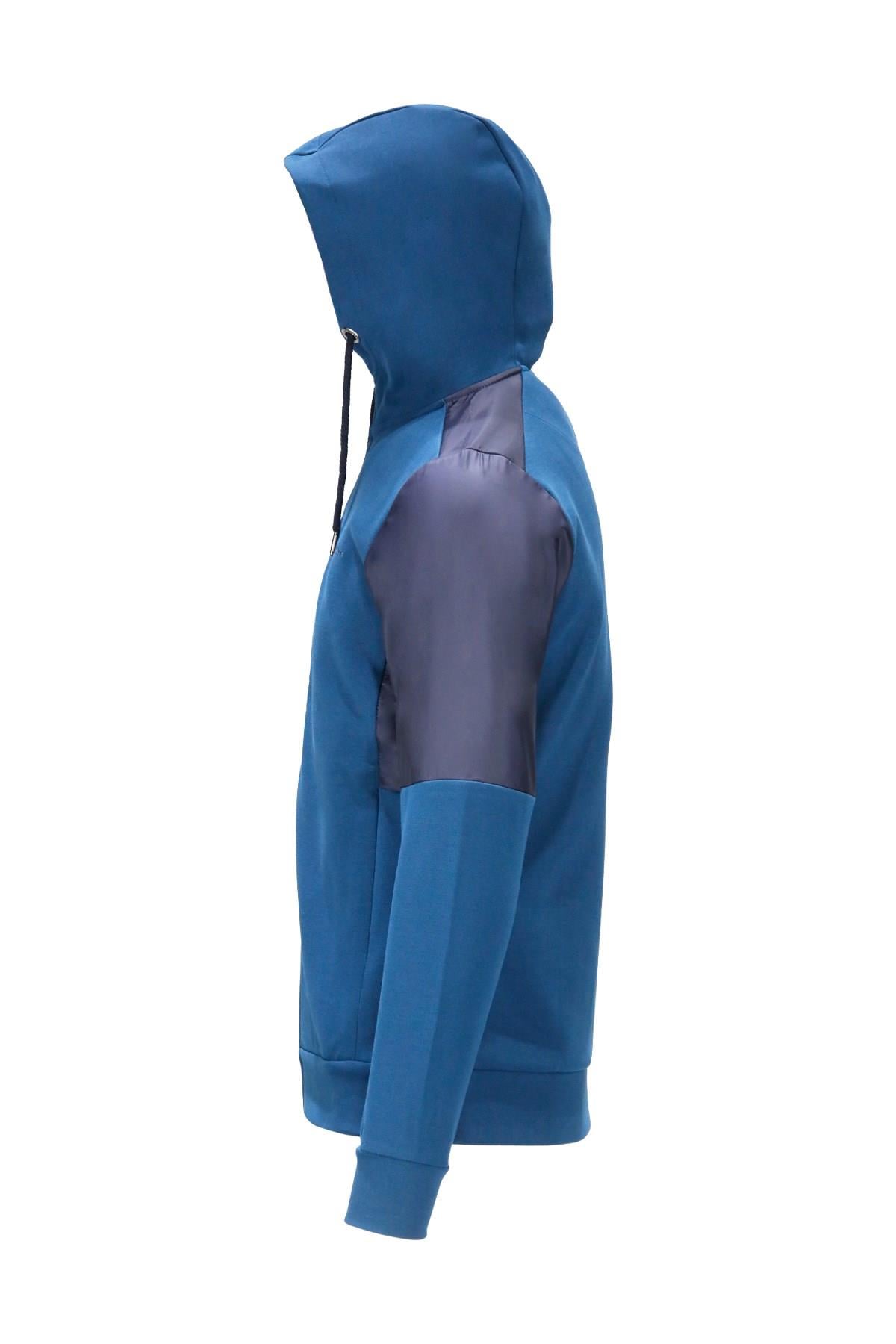 SweatshirtShinzoneErkek Standart Fit Fermuarlı Kapüşonlu Koyu Sweatshirt