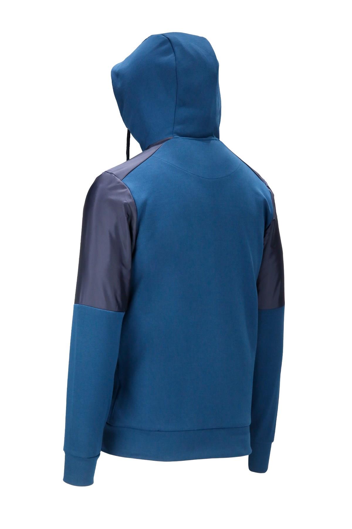SweatshirtShinzoneErkek Standart Fit Fermuarlı Kapüşonlu Koyu Sweatshirt