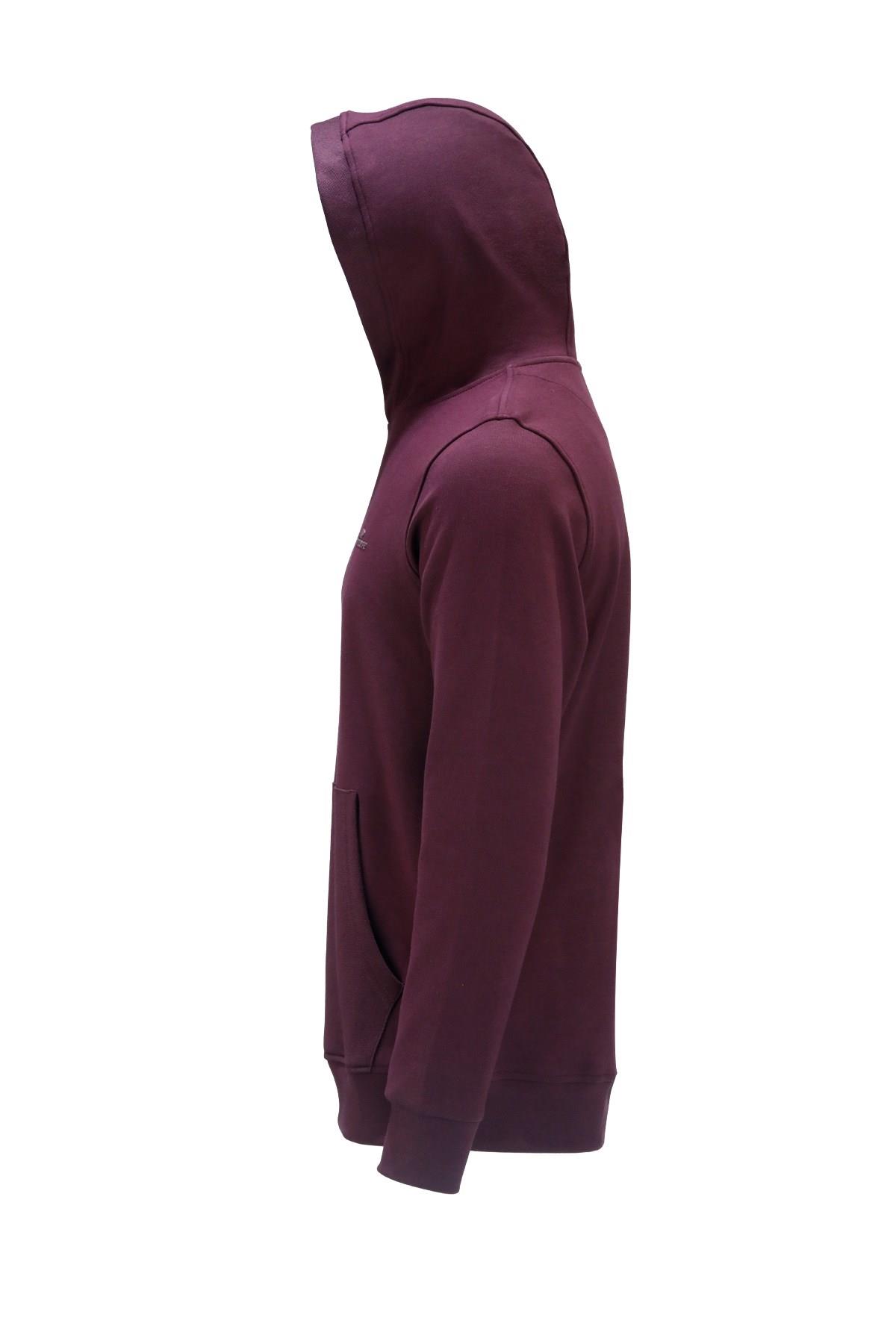 SweatshirtShinzoneErkek Standart Fit Kapüşonlu Cepli Mürdüm Sweatshirt