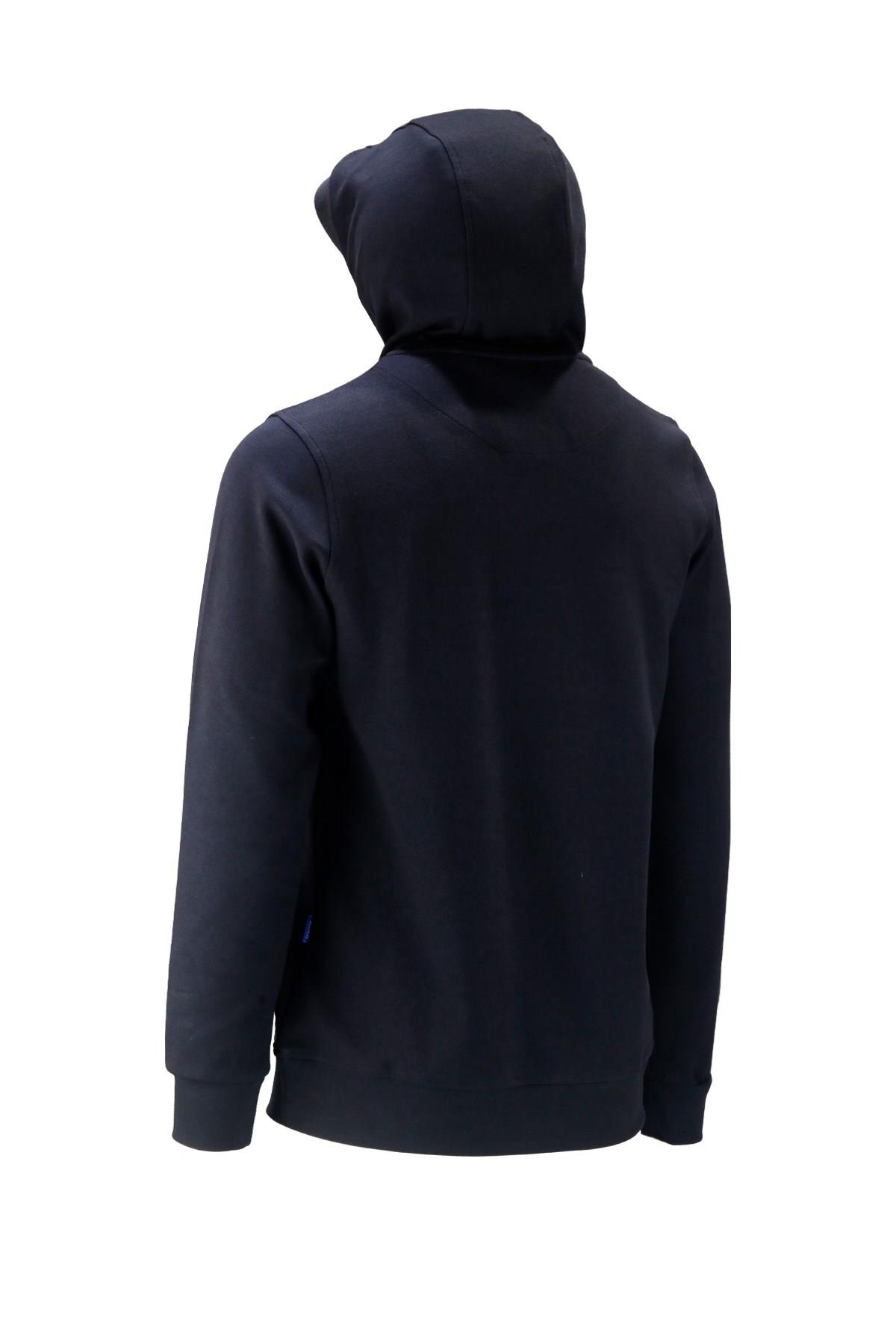 SweatshirtShinzoneErkek Standart Fit Kapüşonlu Cepli Siyah Sweatshirt